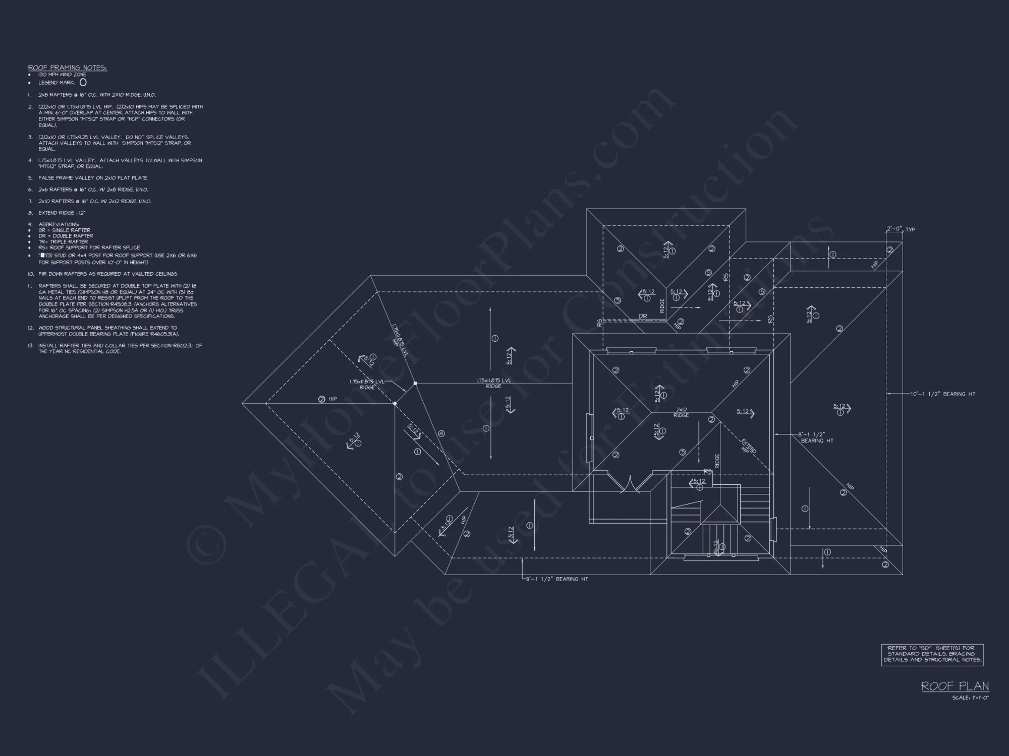 Enhanced Beach house Floor Plan with CAD & Blueprint Designs