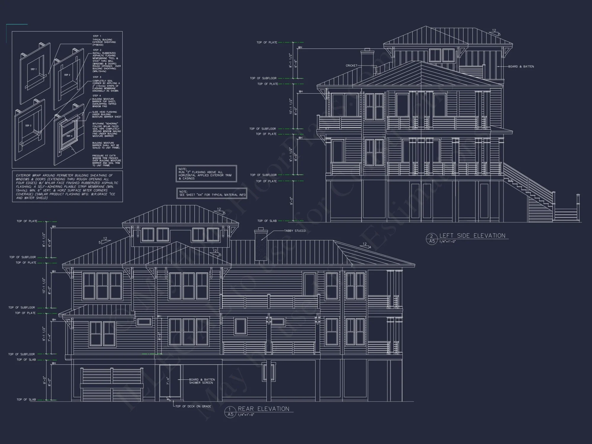 Enhanced Beach house Floor Plan with CAD & Blueprint Designs