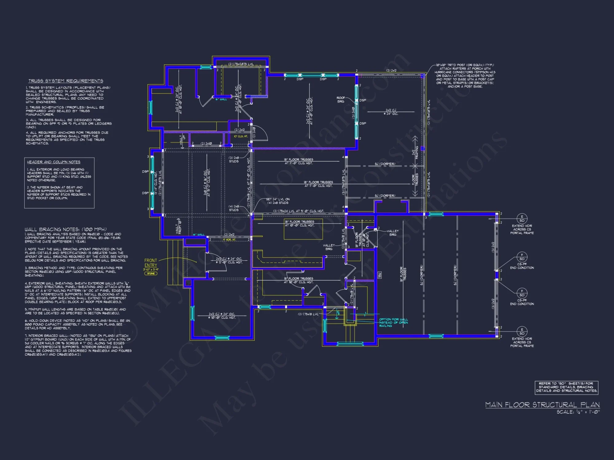 Charming Craftsman house Plan with Rear Garage & CAD Designs