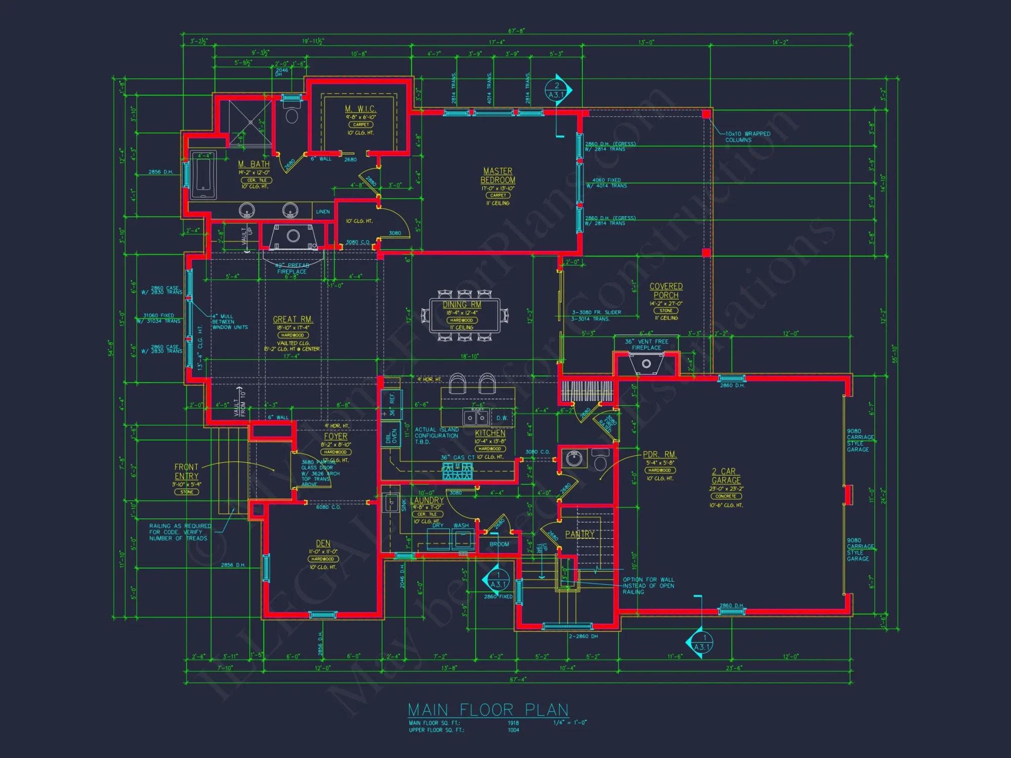 Charming Craftsman house Plan with Rear Garage & CAD Designs