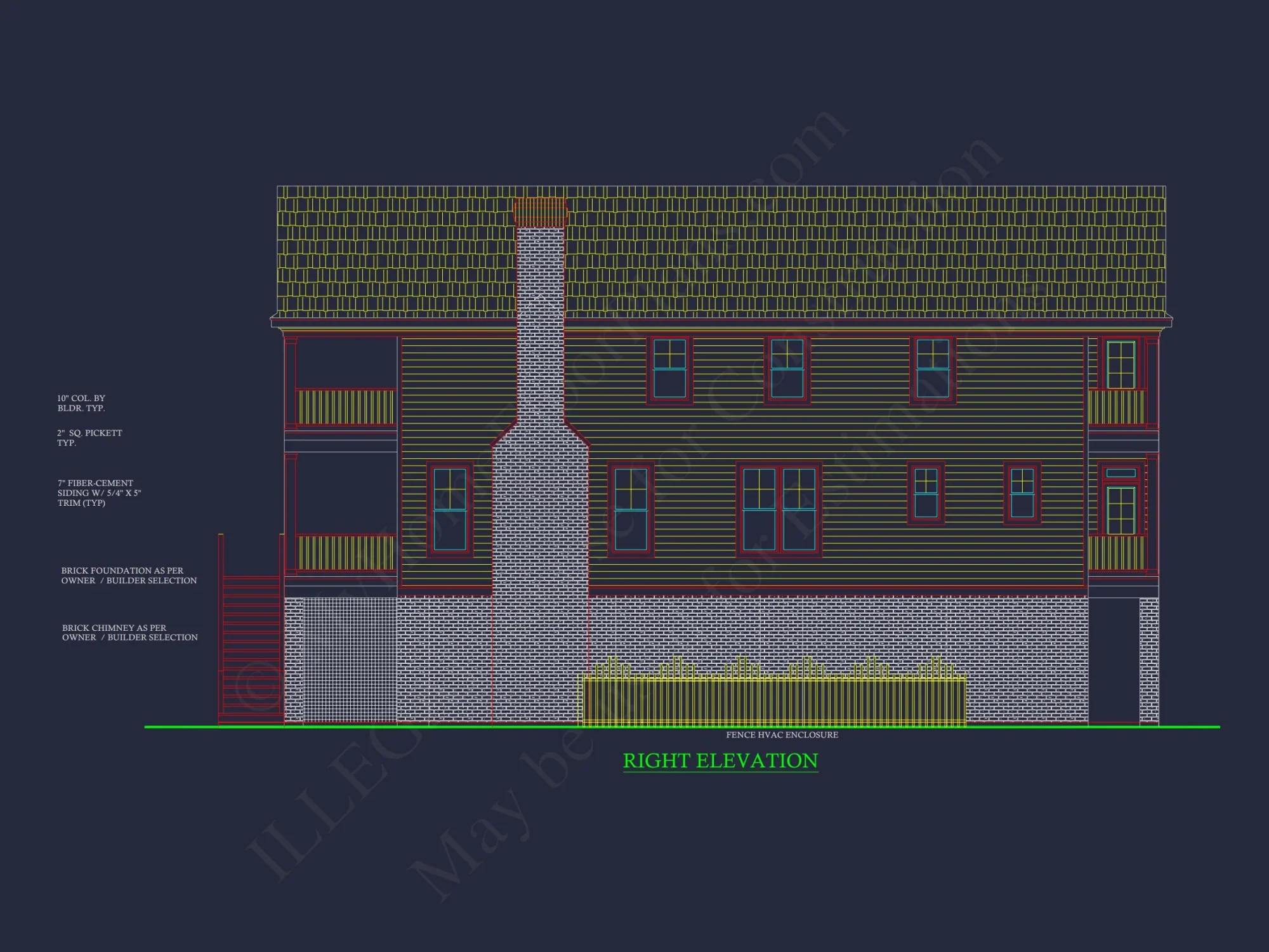 Spacious 6-Bedroom house Plan with CAD Designs and Blueprints