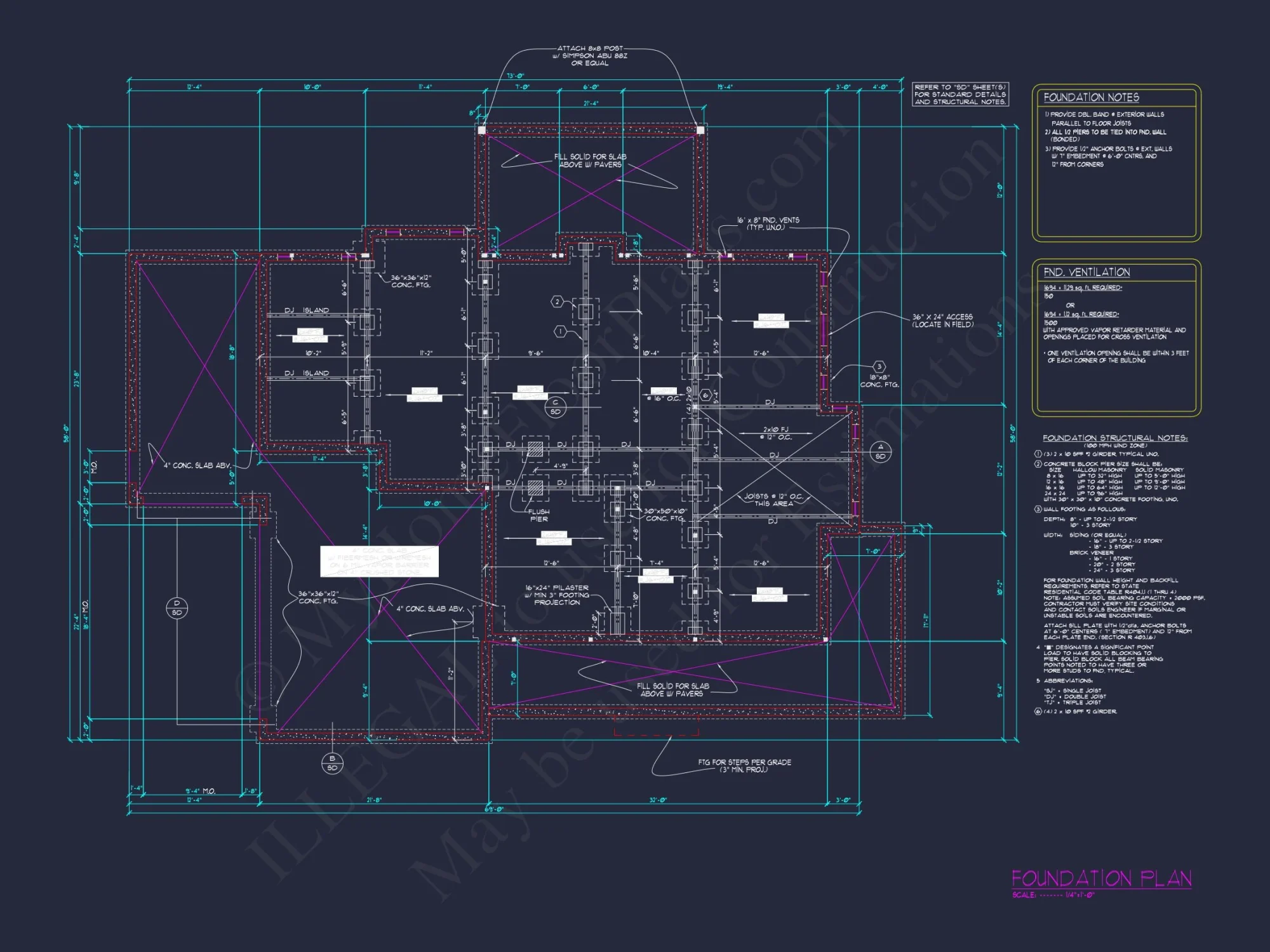 Modern house Floor Plan