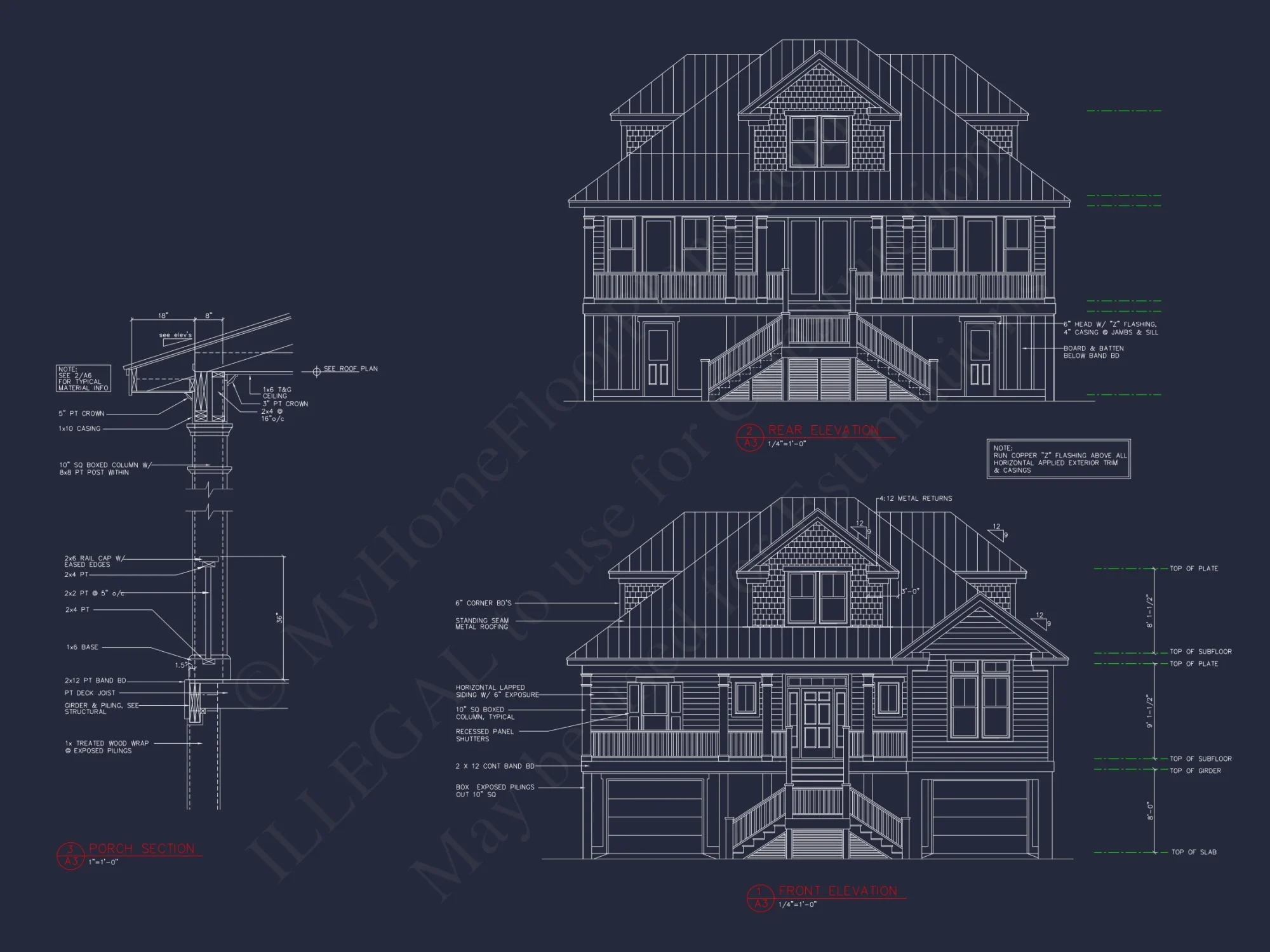 Ownerfully Designed Coastal Floor Plan with 3 Beds & 3 Baths