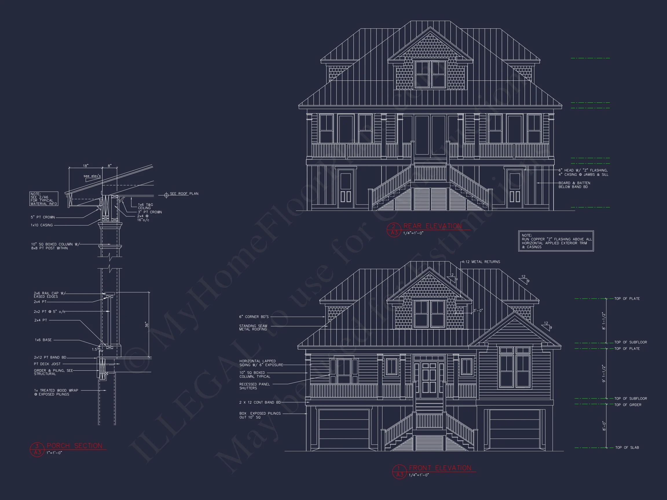 Ownerfully Designed Coastal Floor Plan with 3 Beds & 3 Baths