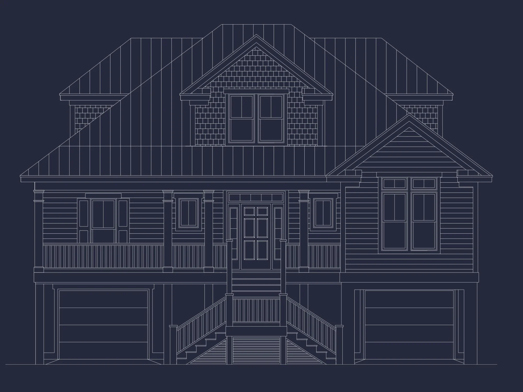 Ownerfully Designed Coastal Floor Plan with 3 Beds & 3 Baths