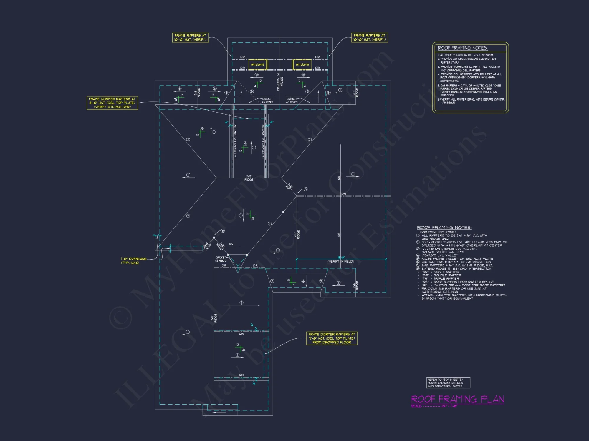 2.5 Story CAD Architectural Design