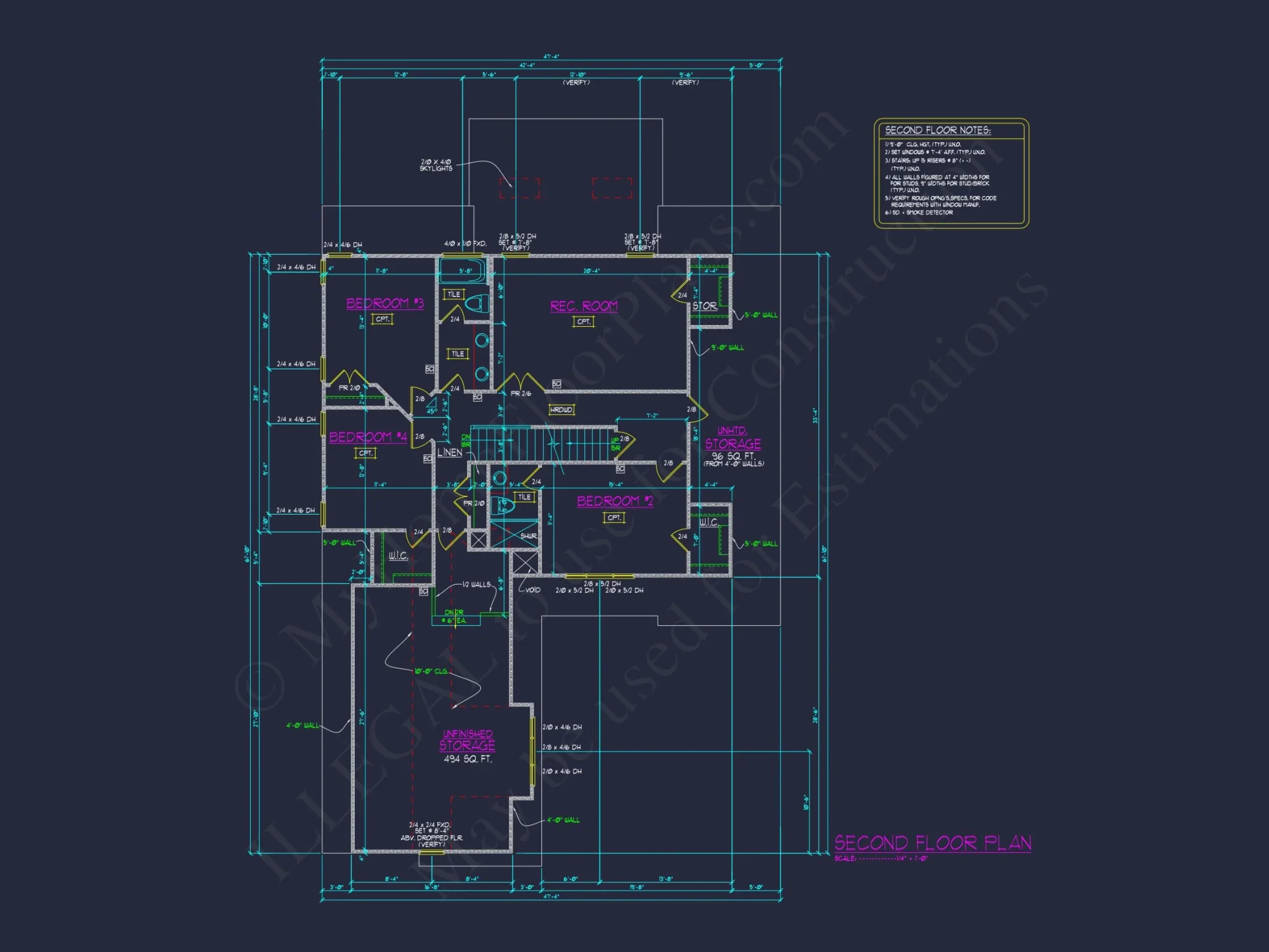 2.5 Story CAD Architectural Design