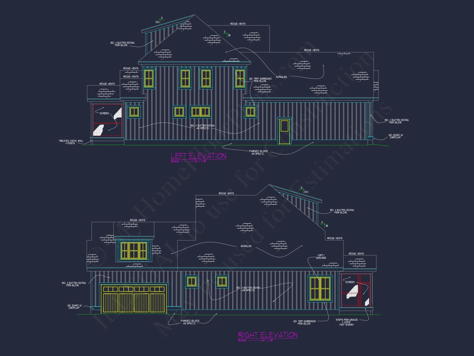 2.5 Story CAD Architectural Design