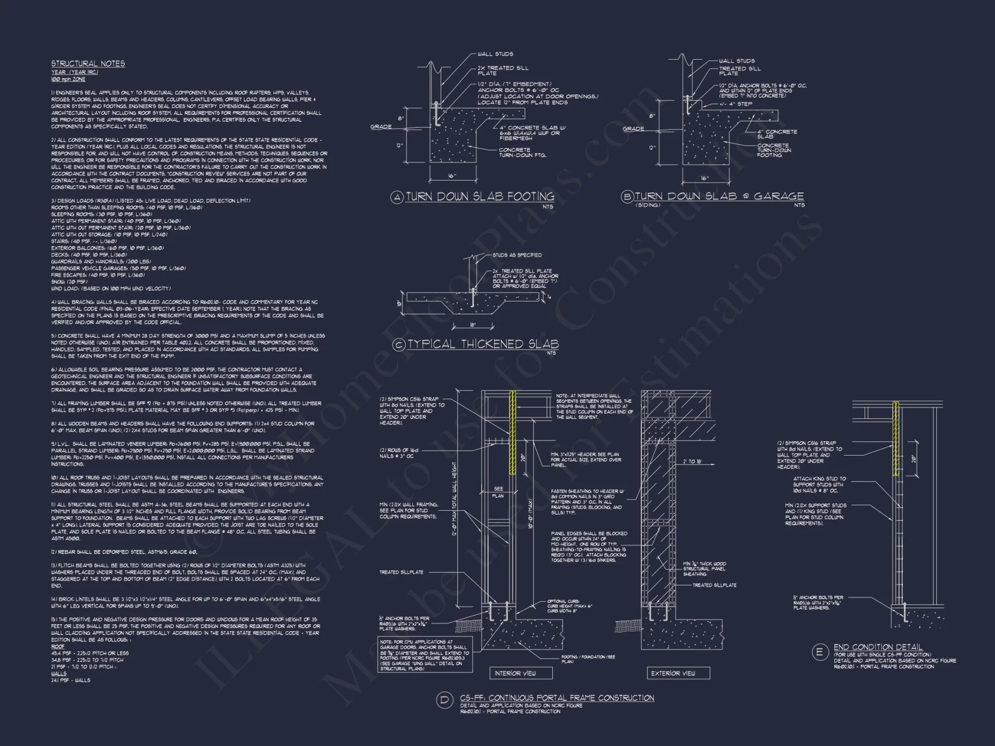 Elegant 2.5-Story house Plan with CAD Floor Designs and Blueprint