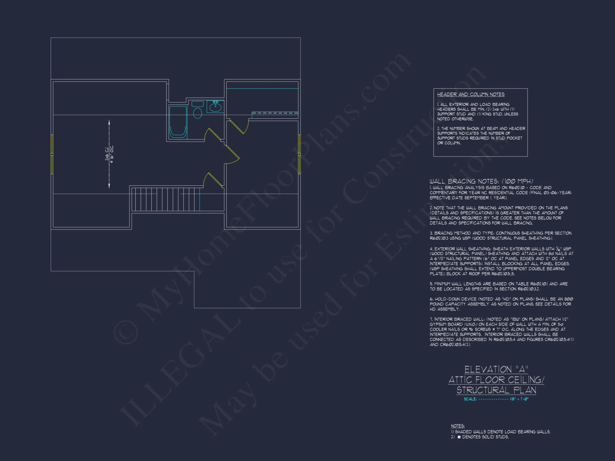 Elegant 2.5-Story house Plan with CAD Floor Designs and Blueprint