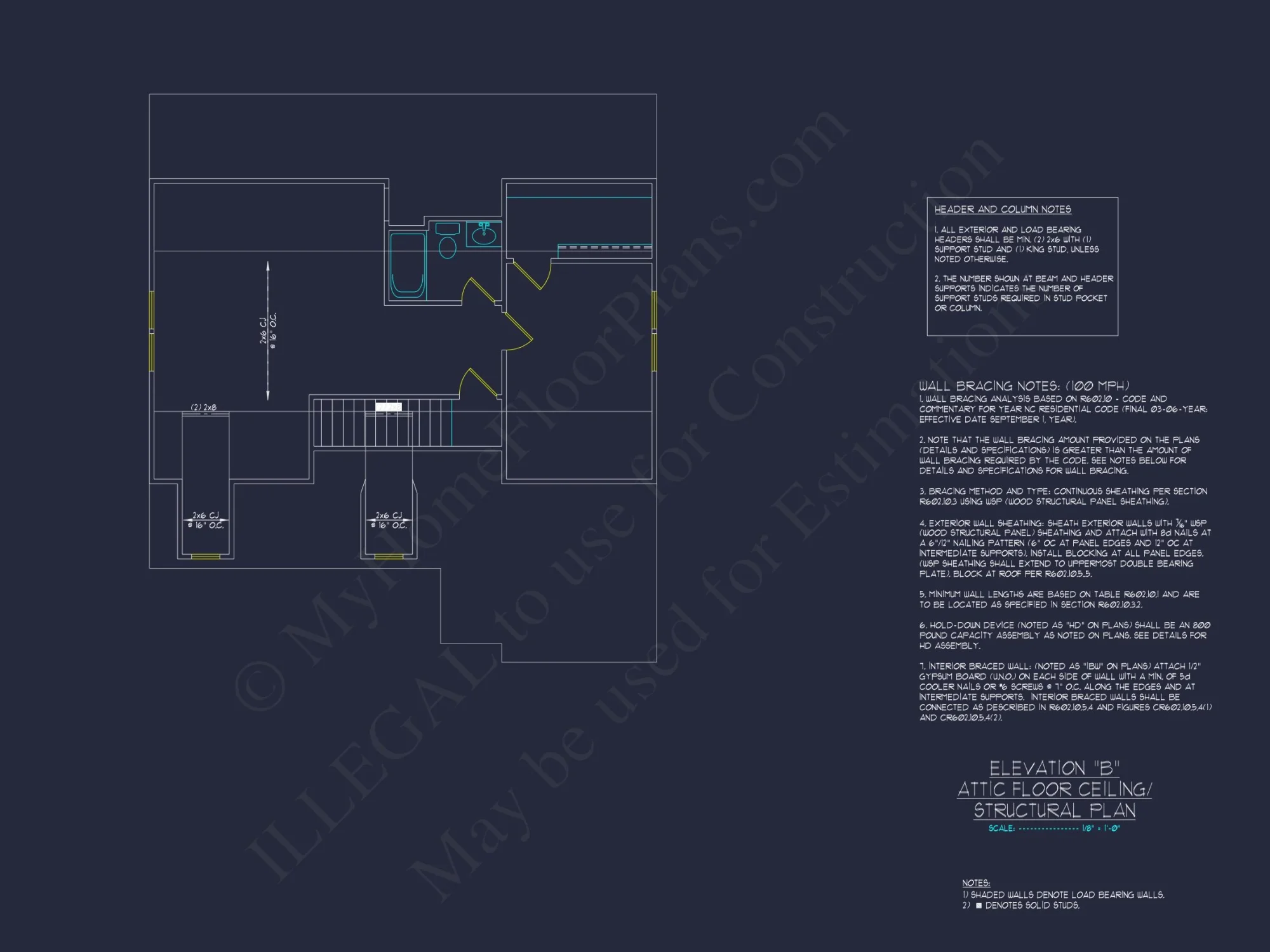 Elegant 2.5-Story house Plan with CAD Floor Designs and Blueprint