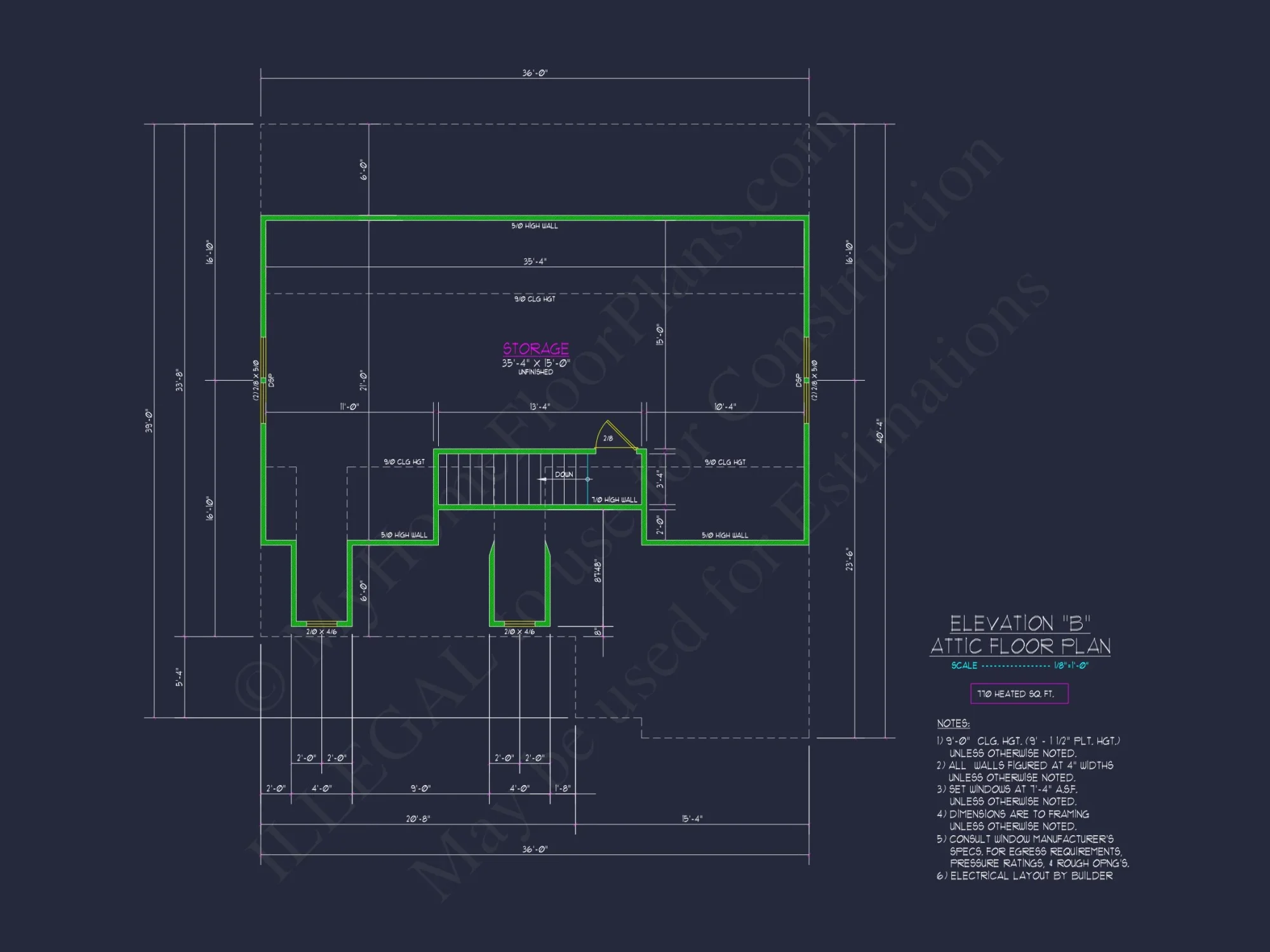 Elegant 2.5-Story house Plan with CAD Floor Designs and Blueprint