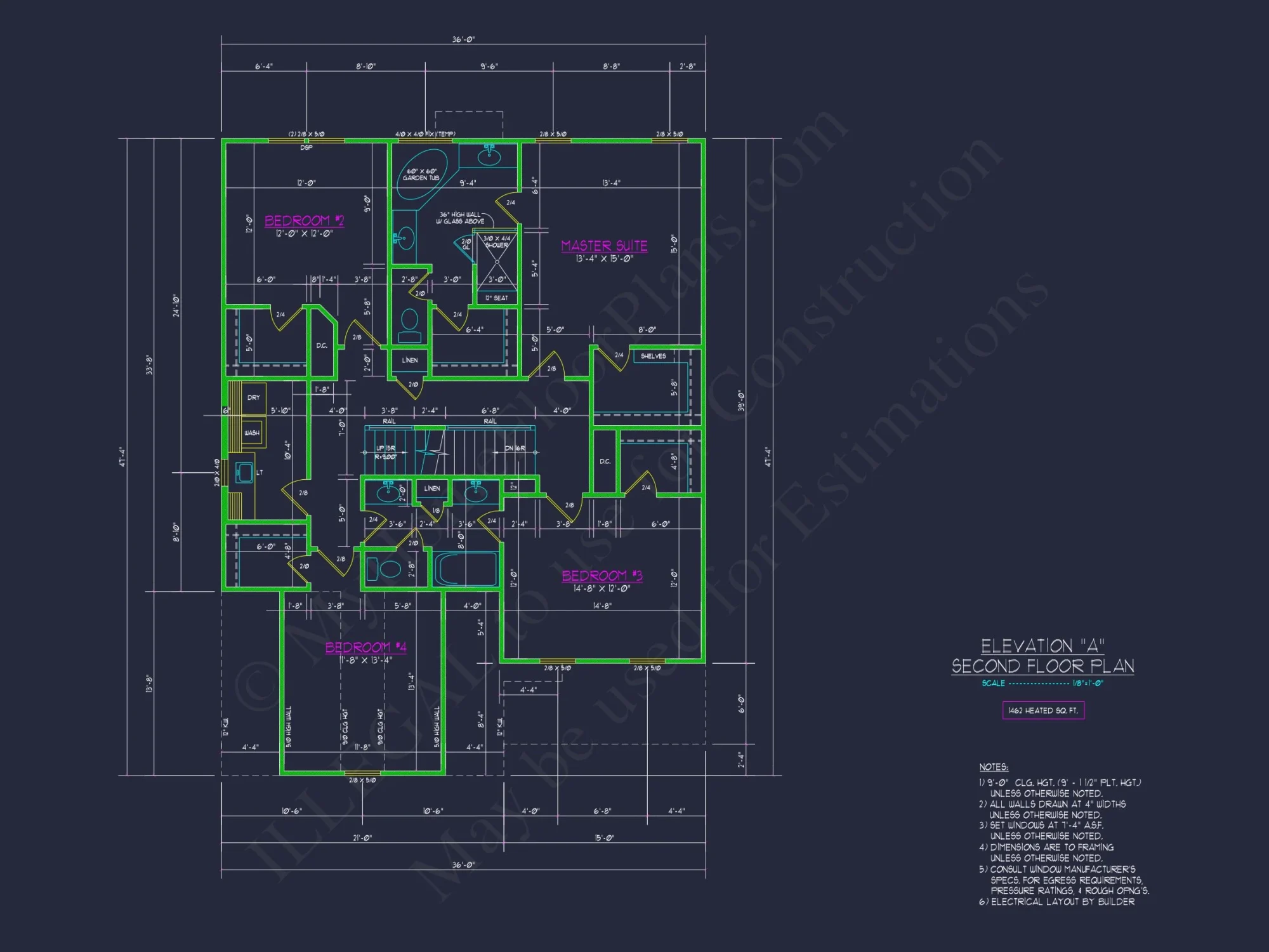 Elegant 2.5-Story house Plan with CAD Floor Designs and Blueprint