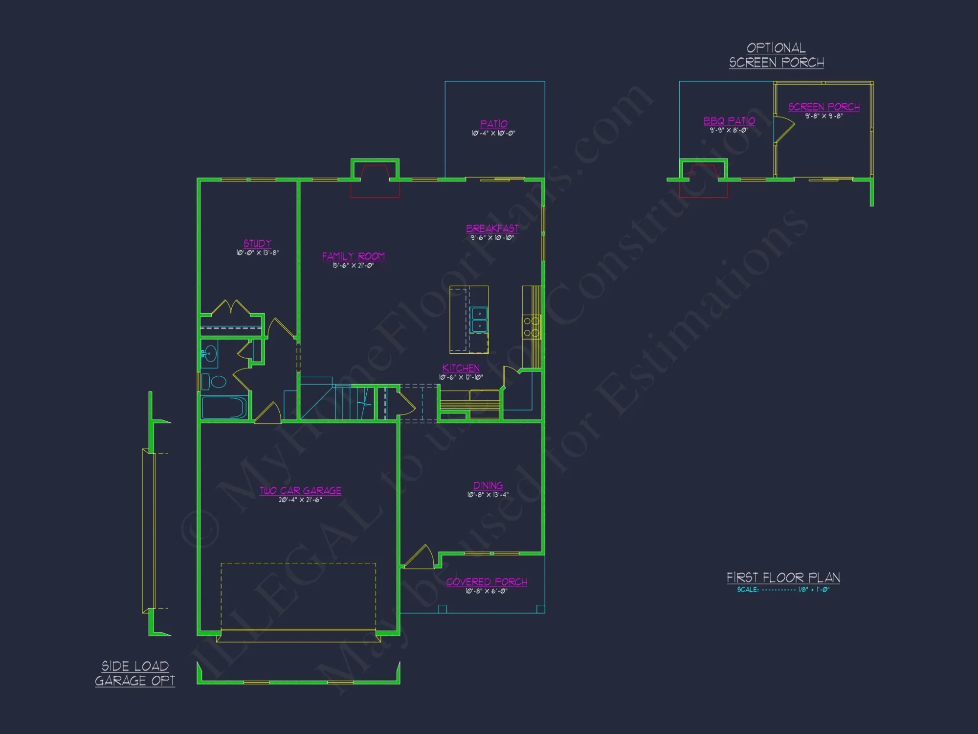 Elegant 2.5-Story house Plan with CAD Floor Designs and Blueprint
