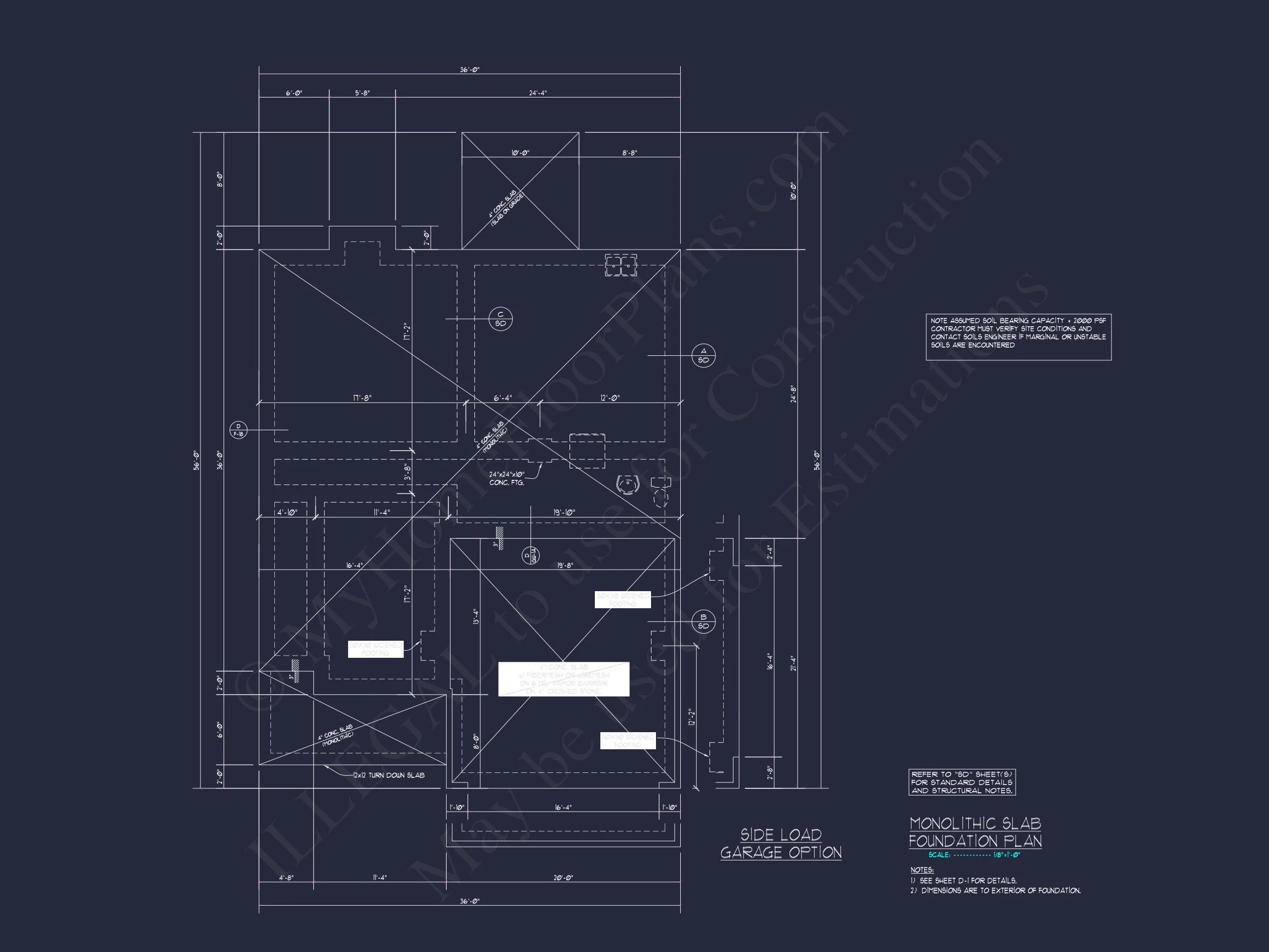 Modern Craftsman house Plan with 2 Floors and CAD Designs