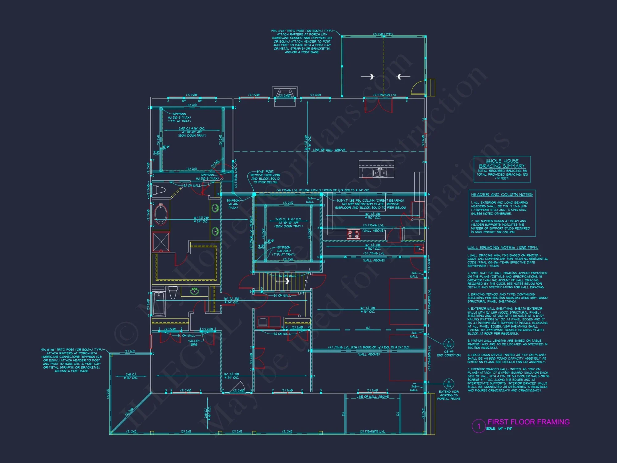 Beautiful house Floor Plan with CAD Designs & Architectural Blueprint