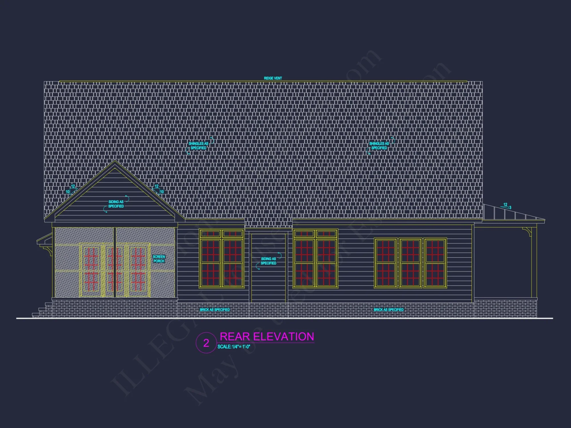 Beautiful house Floor Plan with CAD Designs & Architectural Blueprint