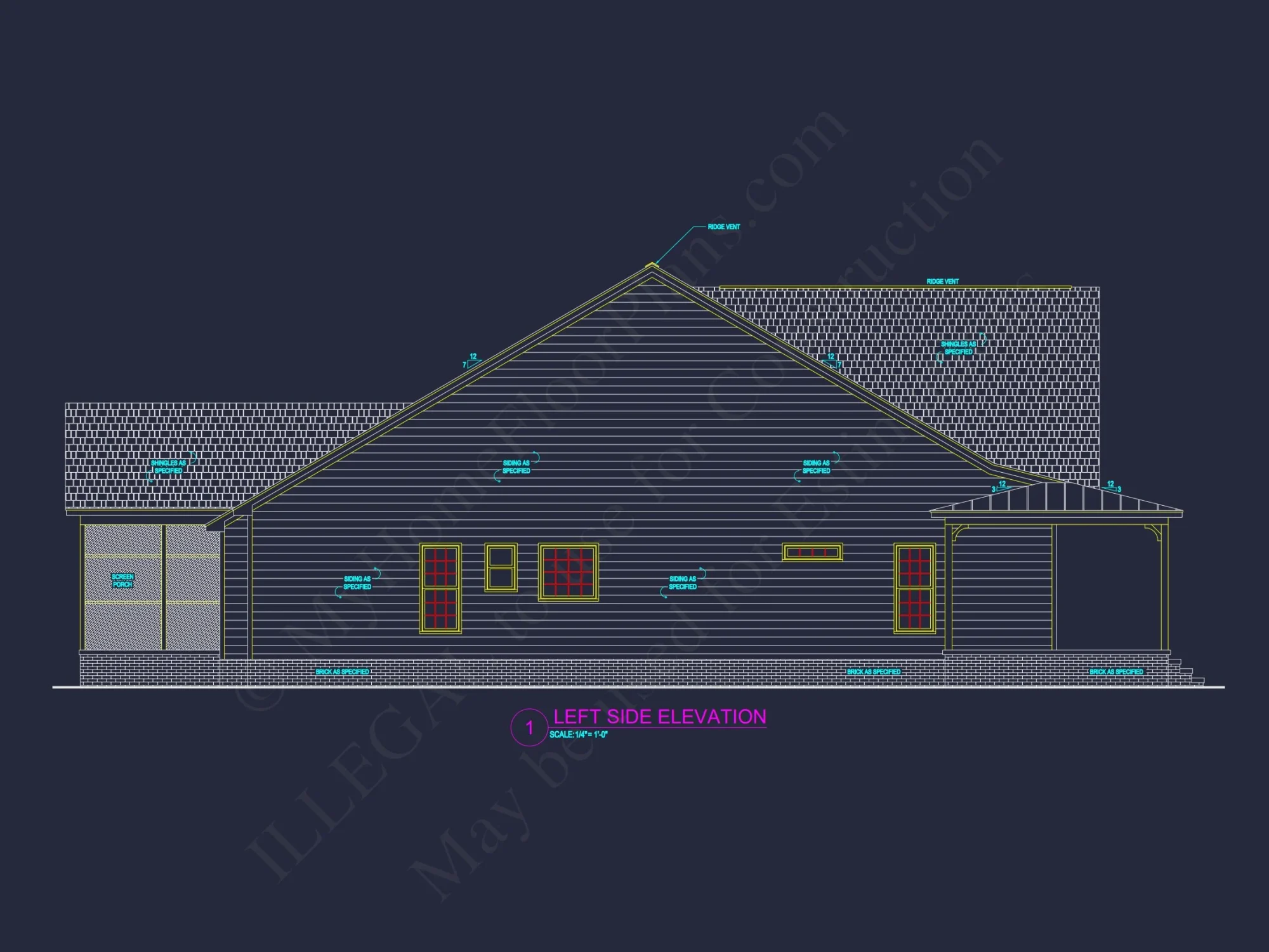 Beautiful house Floor Plan with CAD Designs & Architectural Blueprint