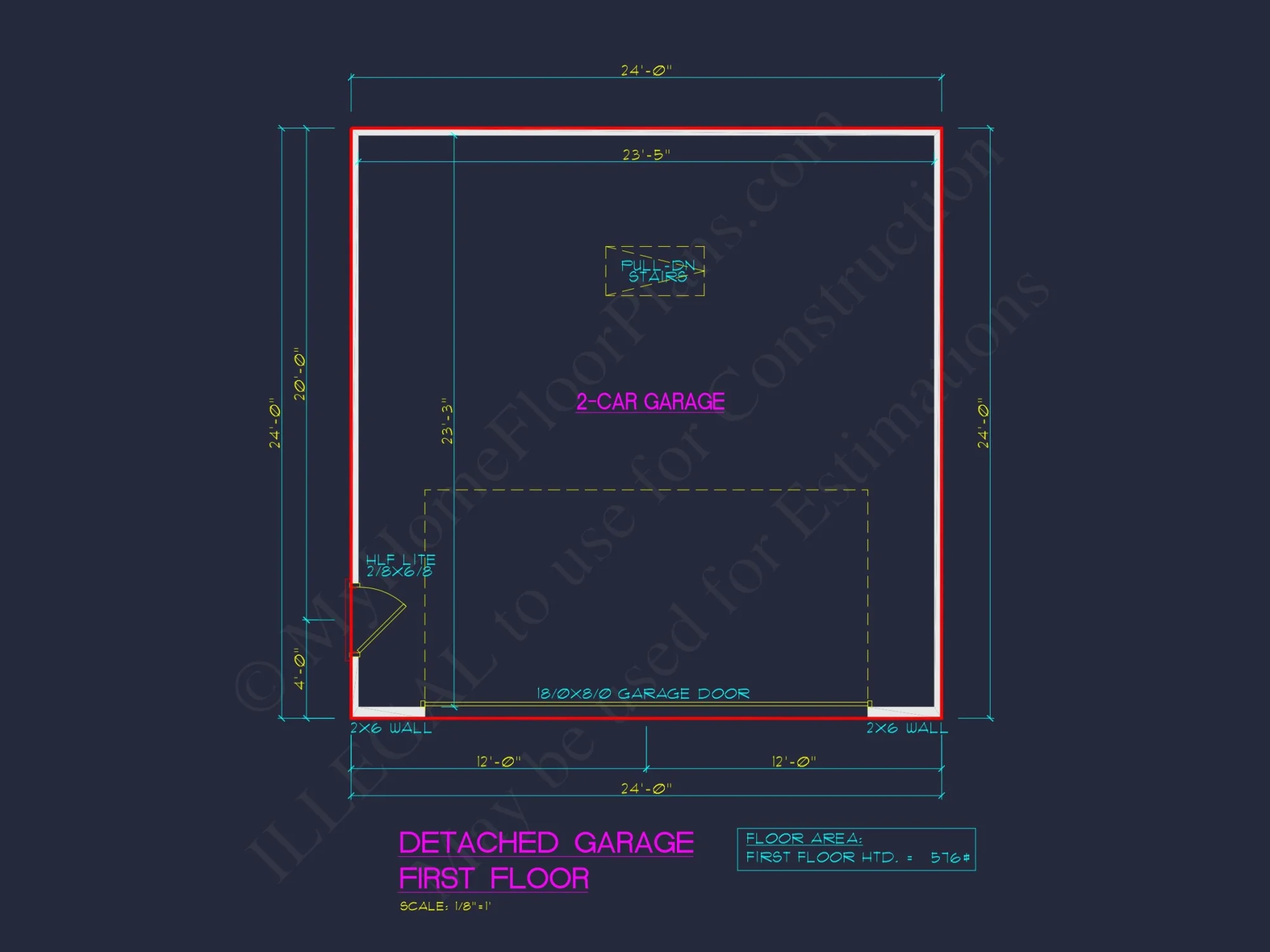 Craftsman house Floor Plan: Architectural CAD Designs