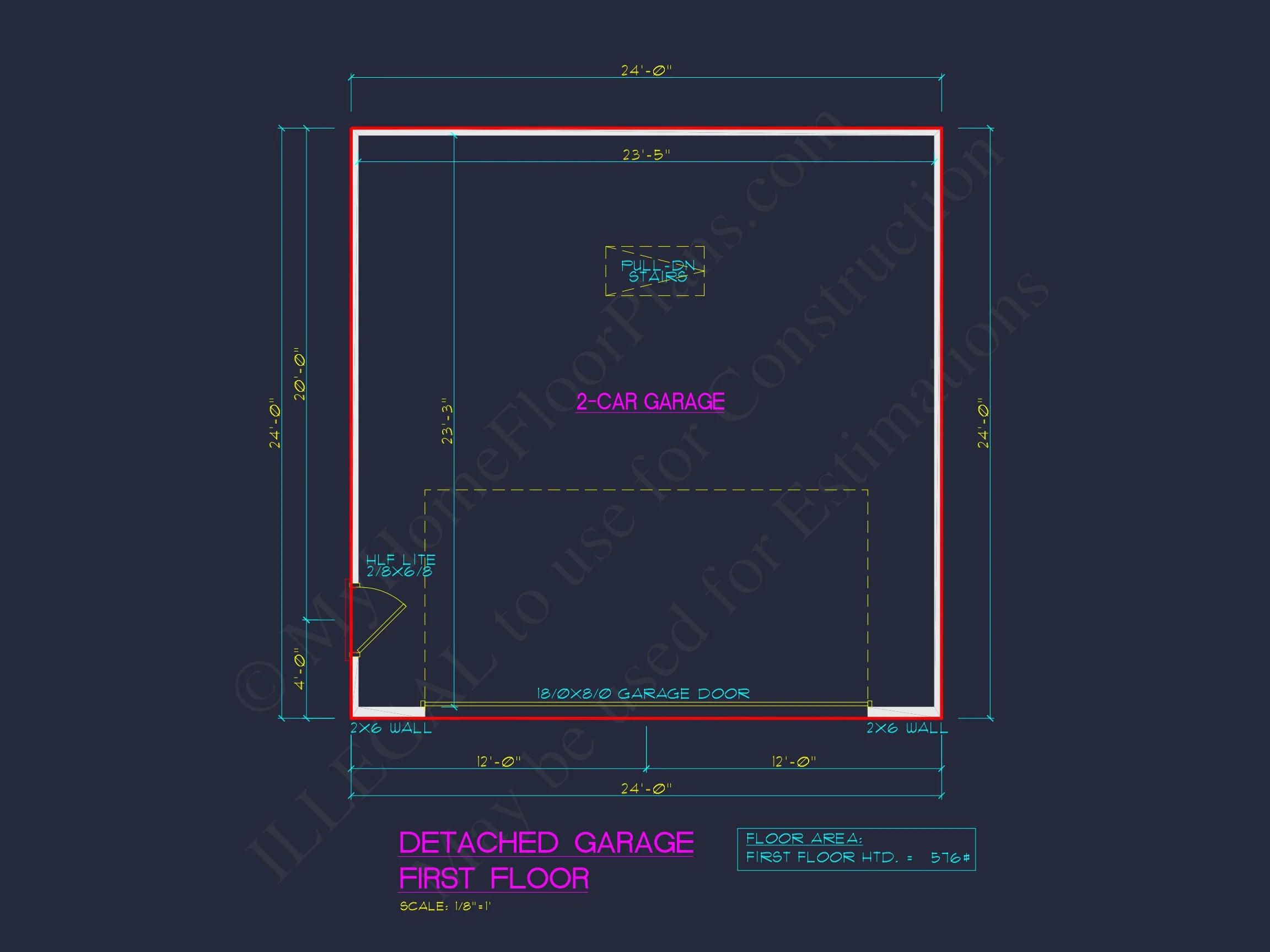 Craftsman house Floor Plan: Architectural CAD Designs