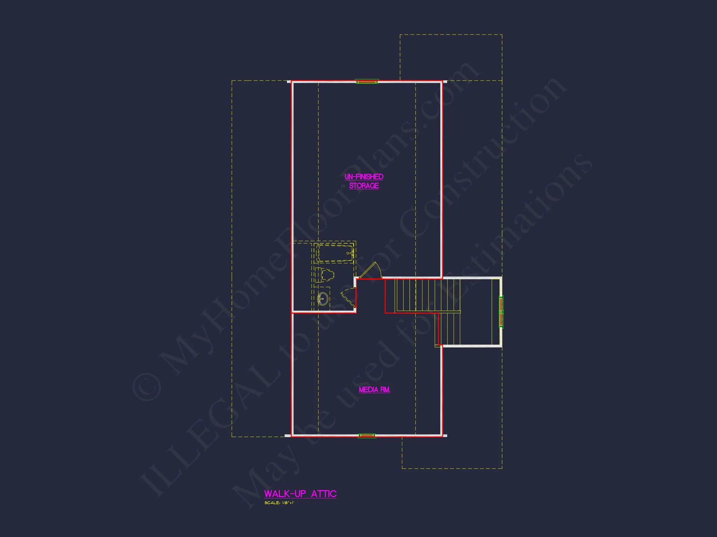 Craftsman house Floor Plan: Architectural CAD Designs