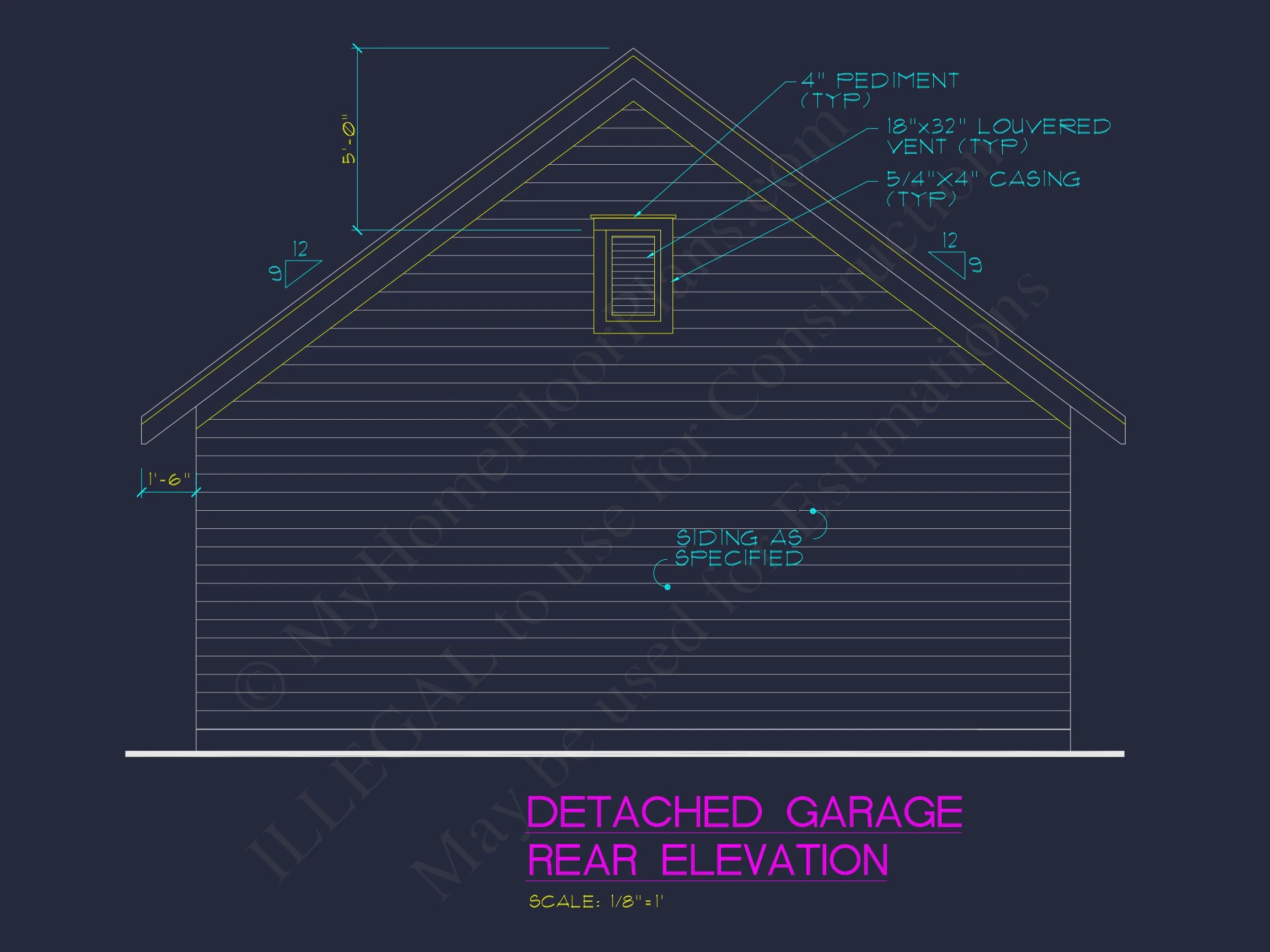 Craftsman house Floor Plan: Architectural CAD Designs