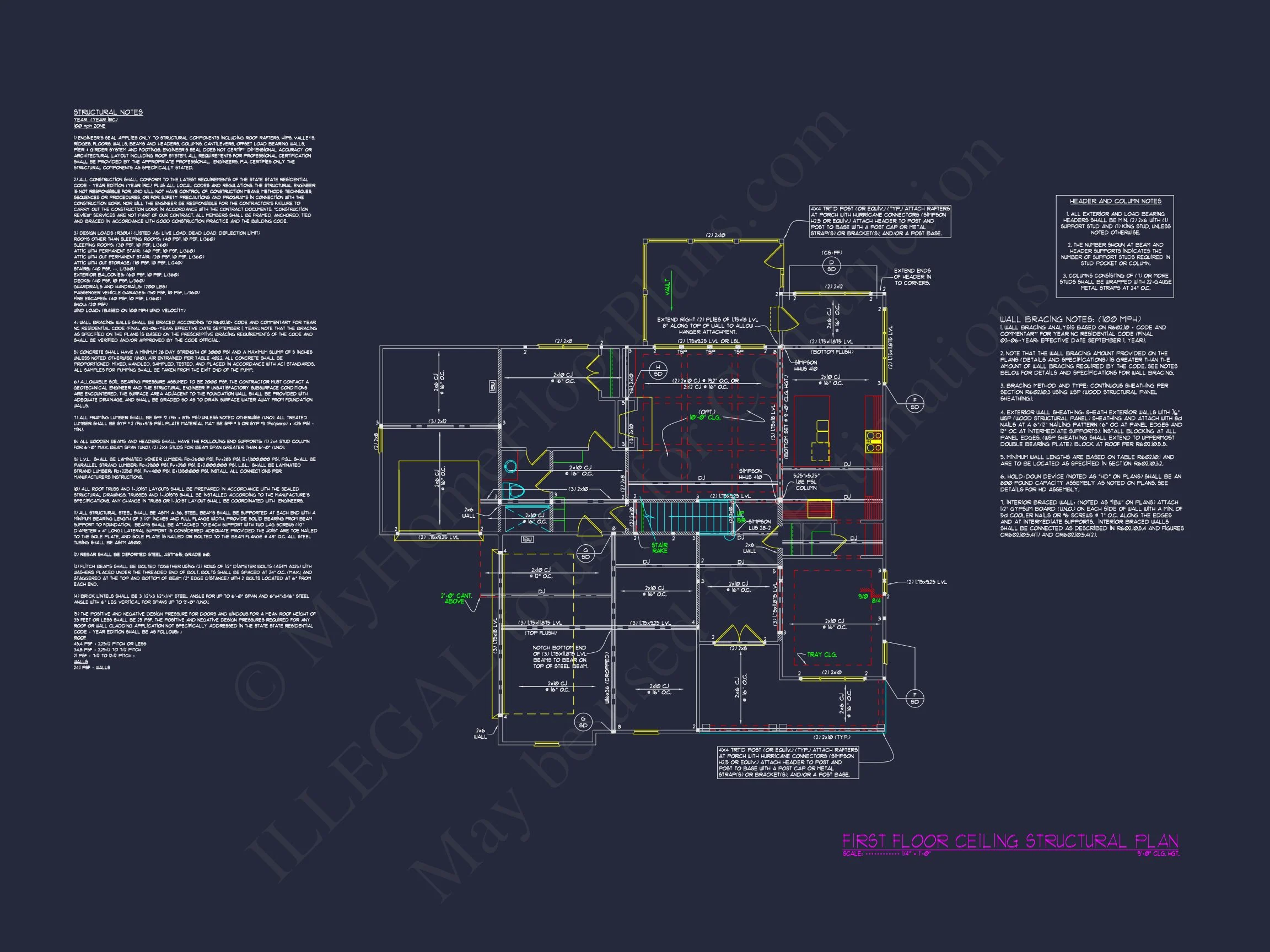 15-1920 HOUSE PLAN - Craftsman House Design with CAD Floor Plans and Blueprints 39 Craftsman house Design with CAD Floor Plans and Blueprints