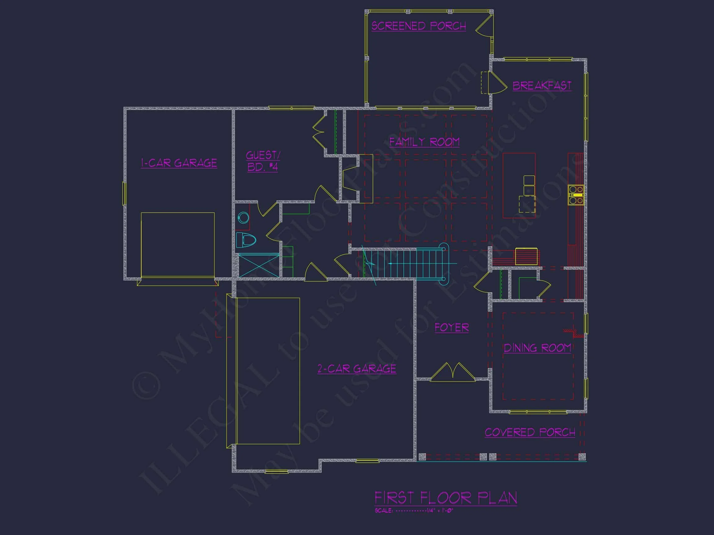 15-1920 HOUSE PLAN - Craftsman House Design with CAD Floor Plans and Blueprints 32 Craftsman house Design with CAD Floor Plans and Blueprints