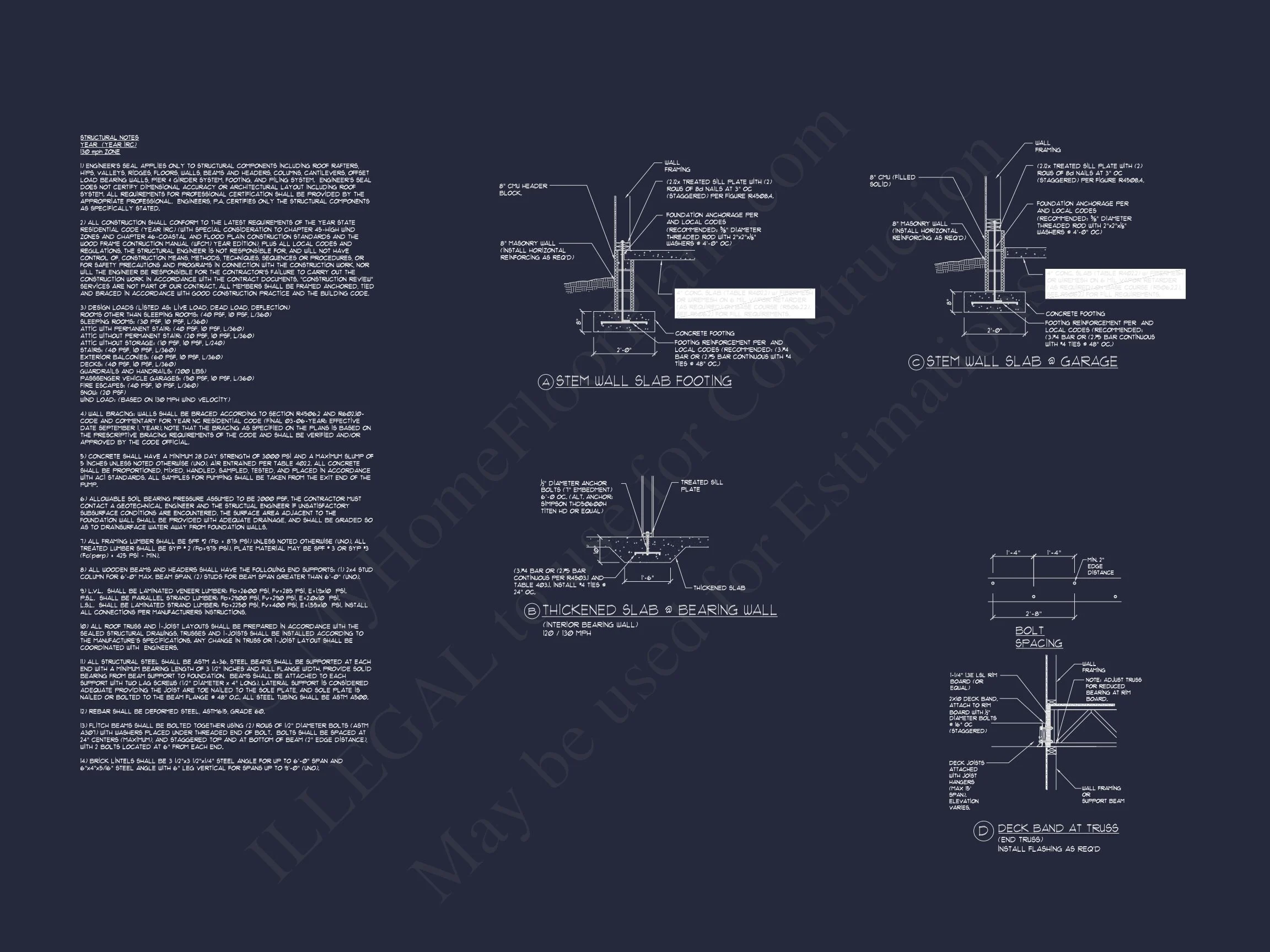 15-1876 HOUSE PLAN - Detailed House Plan With Floor Plans, Blueprints & CAD Designs 17 Detailed house Plan With Floor Plans, Blueprints & CAD Designs