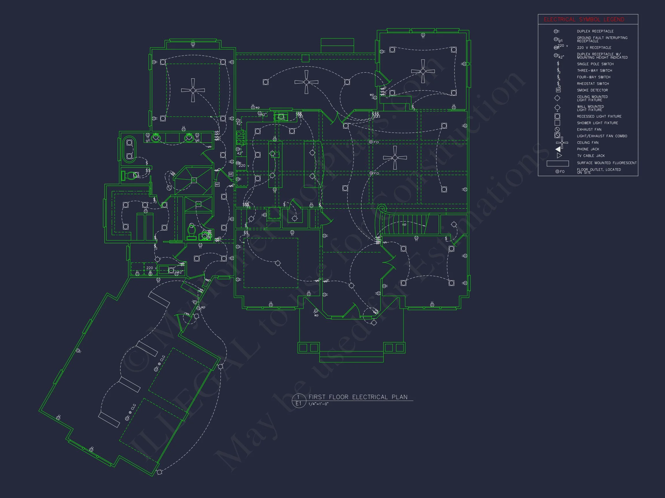 15-1876 HOUSE PLAN - Detailed House Plan With Floor Plans, Blueprints & CAD Designs 11 Detailed house Plan With Floor Plans, Blueprints & CAD Designs