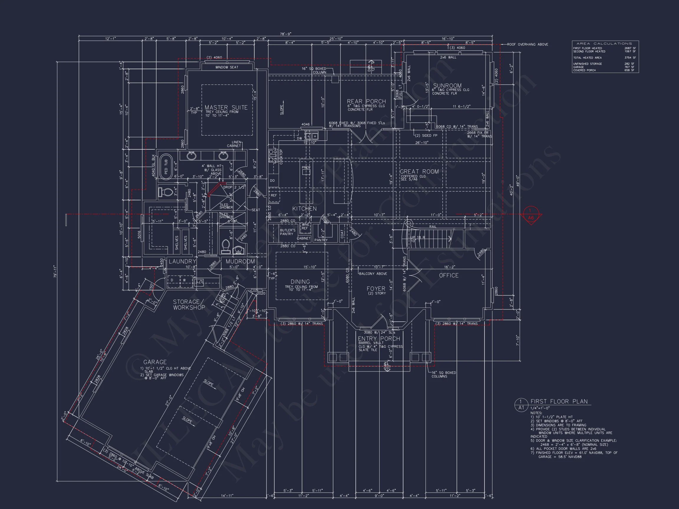 15-1876 HOUSE PLAN - Detailed House Plan With Floor Plans, Blueprints & CAD Designs 9 Detailed house Plan With Floor Plans, Blueprints & CAD Designs