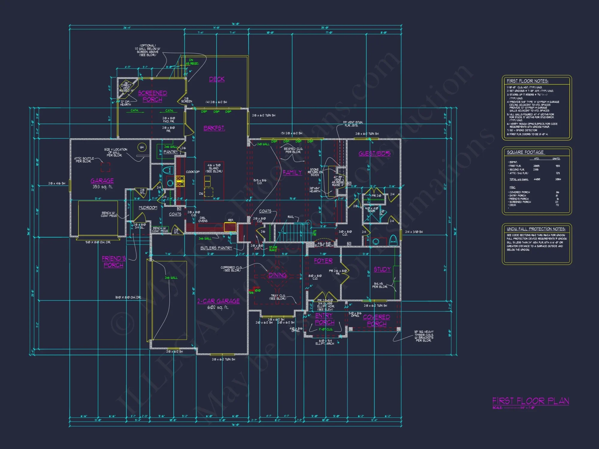 Elegant house Design with CAD Blueprint and Floor Plan Features