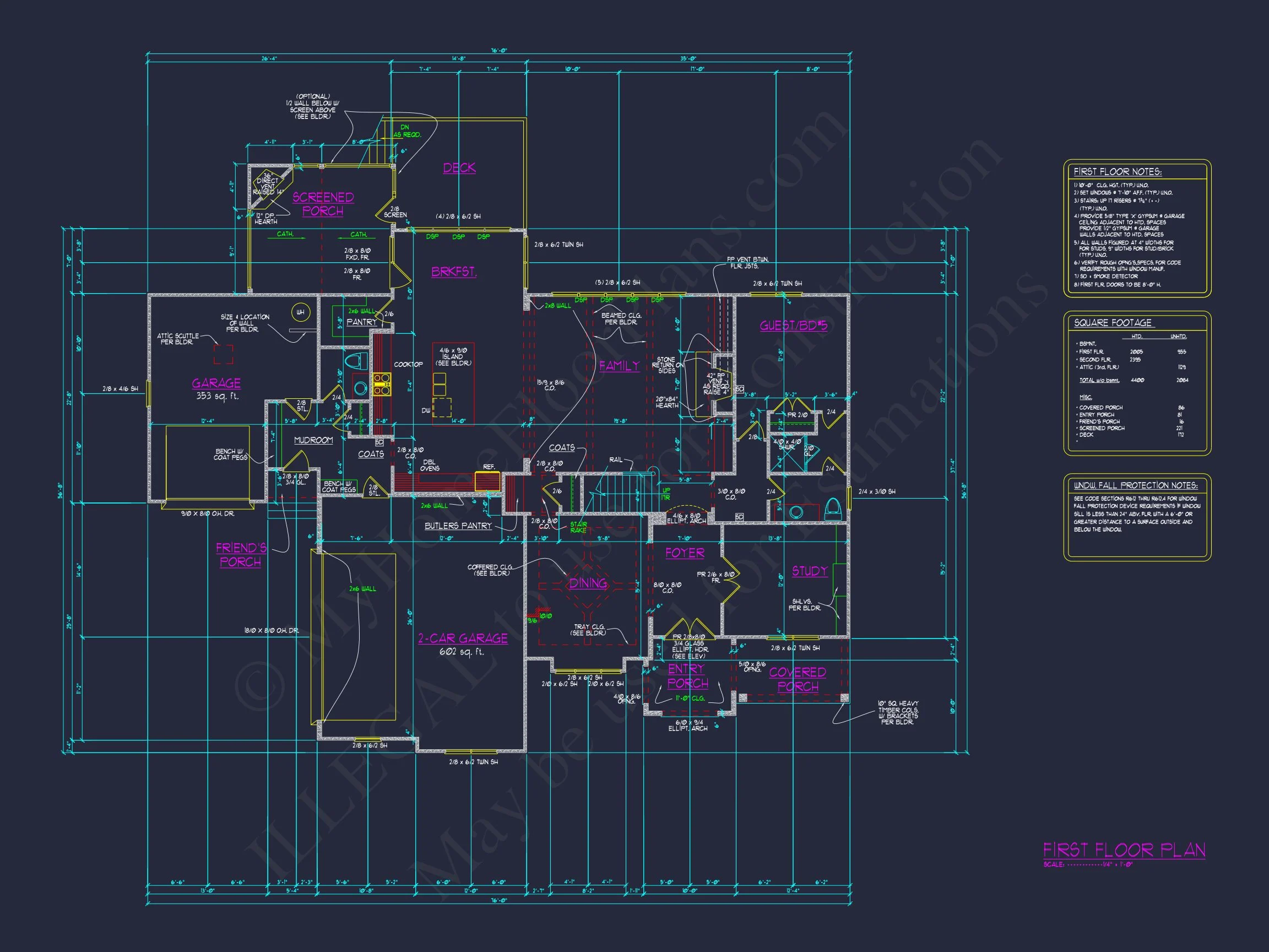 Elegant house Design with CAD Blueprint and Floor Plan Features