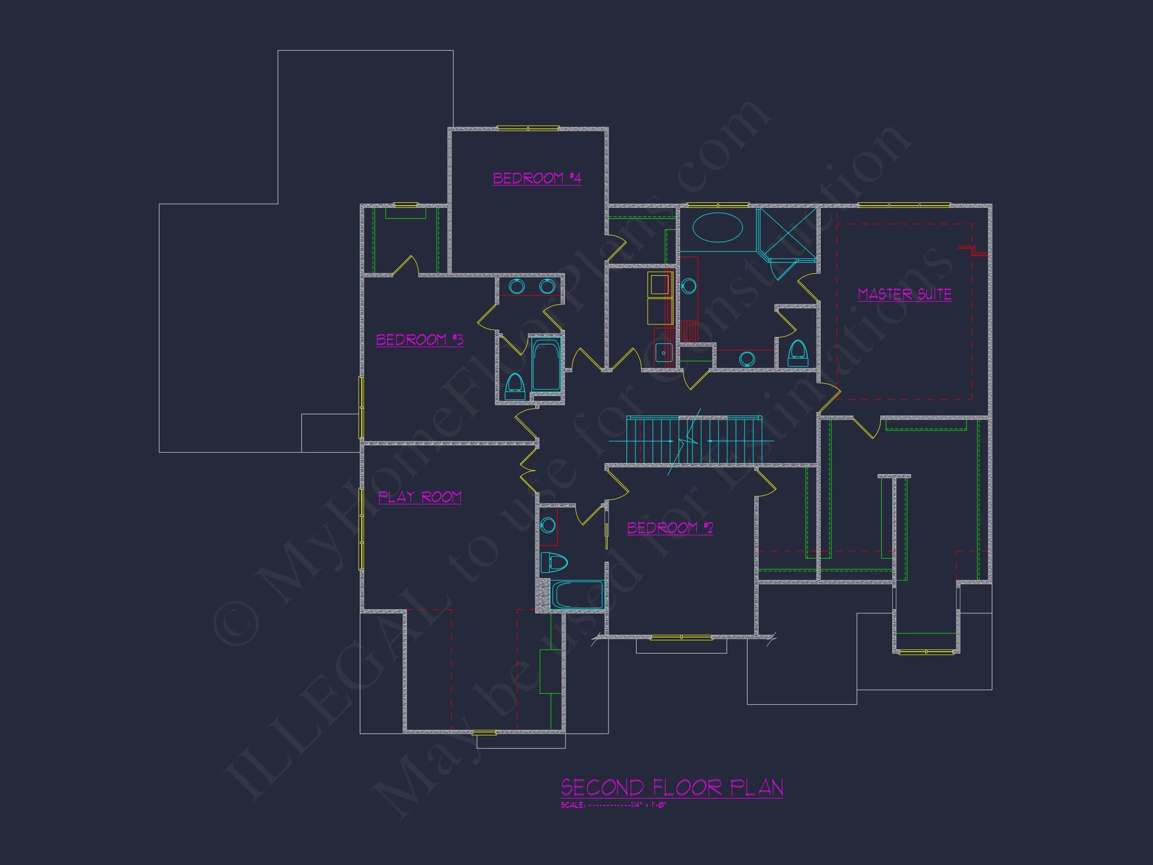 Elegant house Design with CAD Blueprint and Floor Plan Features