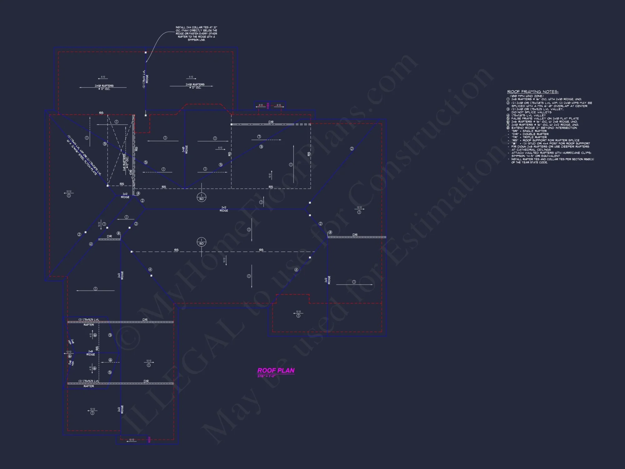 Spacious 1.5-Story Craftsman house Plan with Floor Blueprint