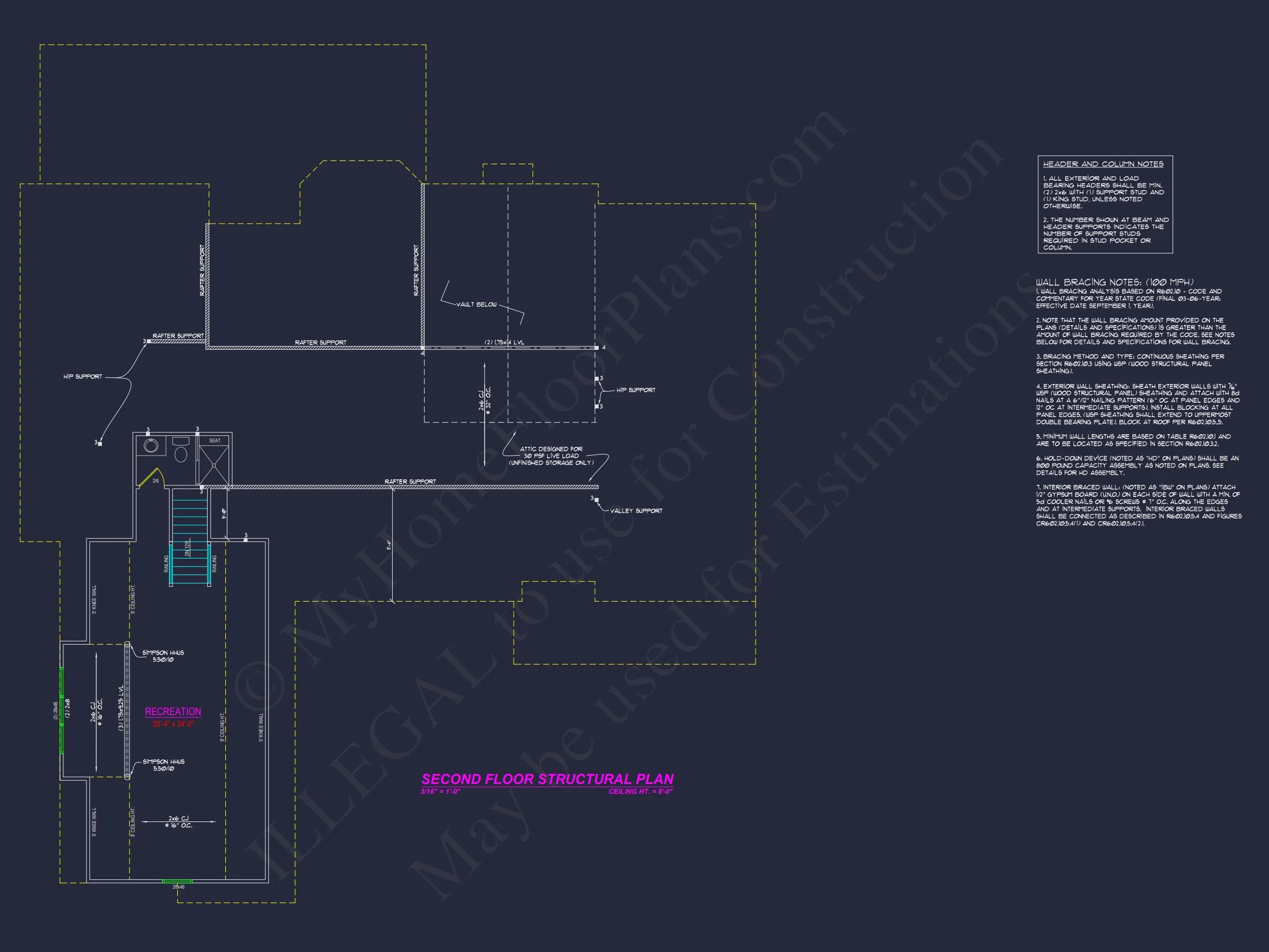 Spacious 1.5-Story Craftsman house Plan with Floor Blueprint