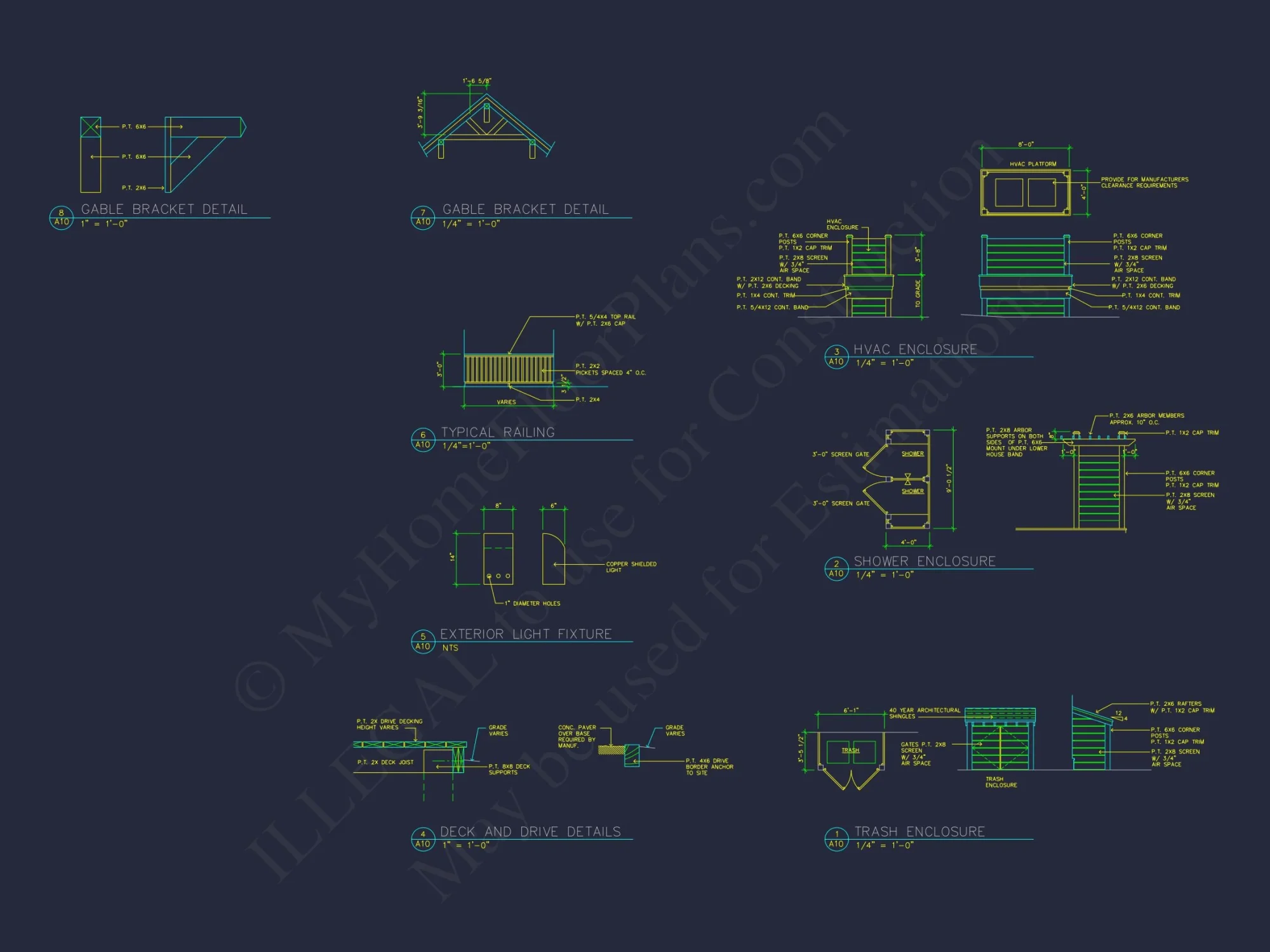 Charming Coastal house Plan with 2 Floors and CAD Designs