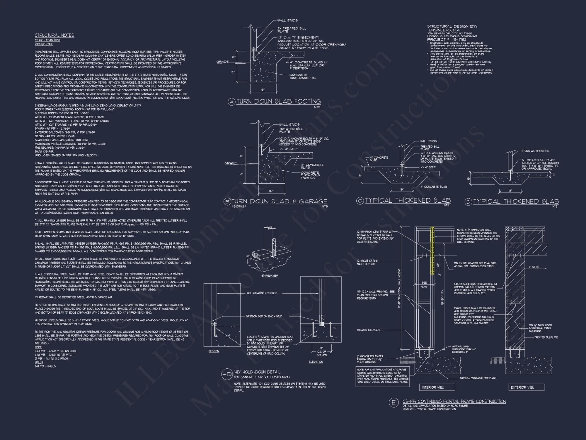 Craftsman house Plan with Detailed CAD Designs & Floor Plans