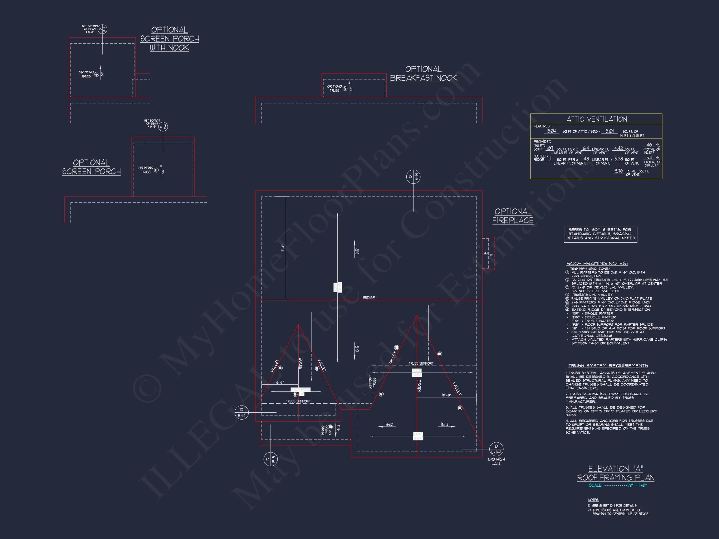 15-1782 HOUSE PLAN - Craftsman House Plan with Detailed CAD Designs & Floor Plans 15 Craftsman house Plan with Detailed CAD Designs & Floor Plans