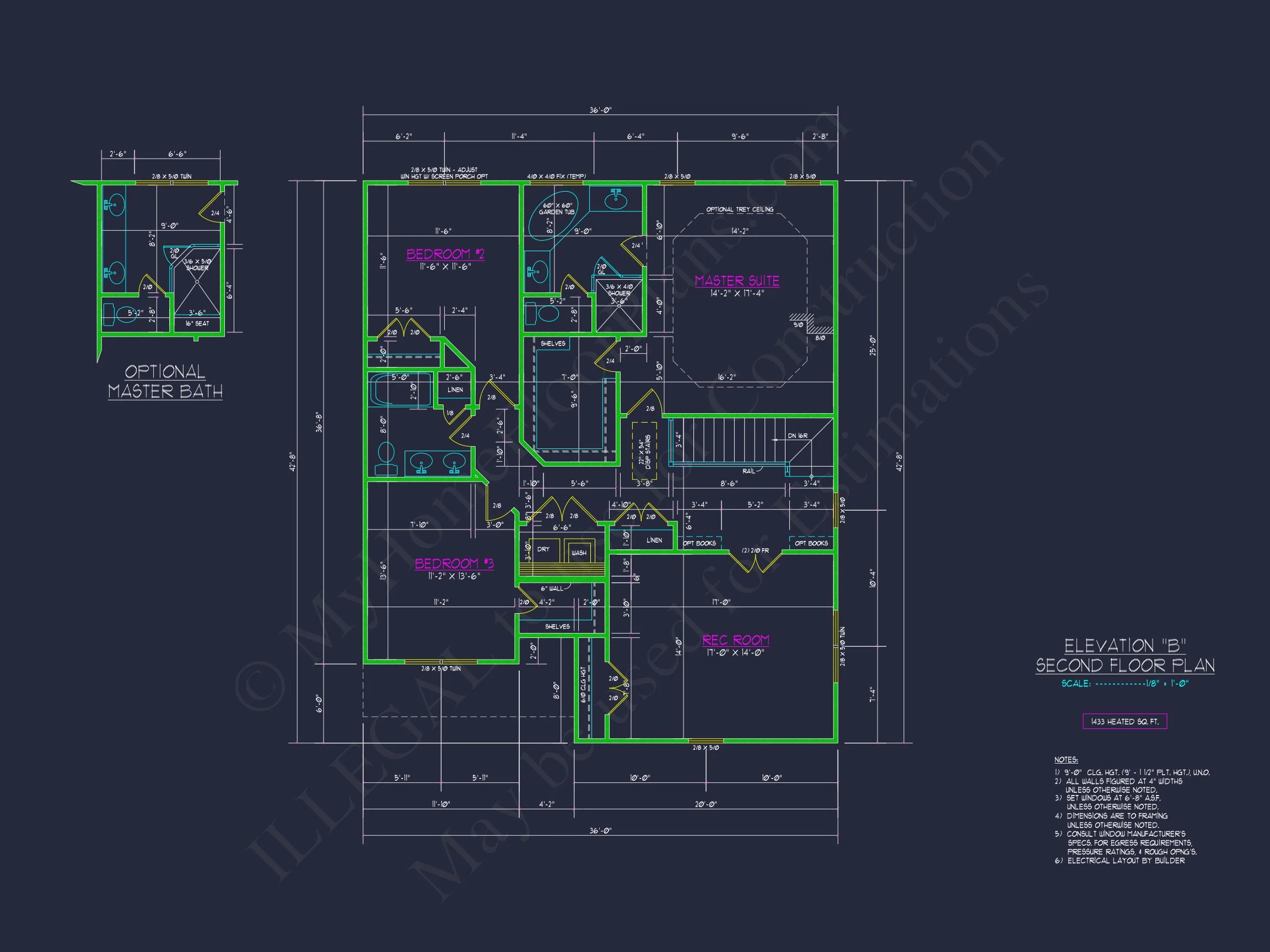 15-1782 HOUSE PLAN - Craftsman House Plan with Detailed CAD Designs & Floor Plans 8 Craftsman house Plan with Detailed CAD Designs & Floor Plans