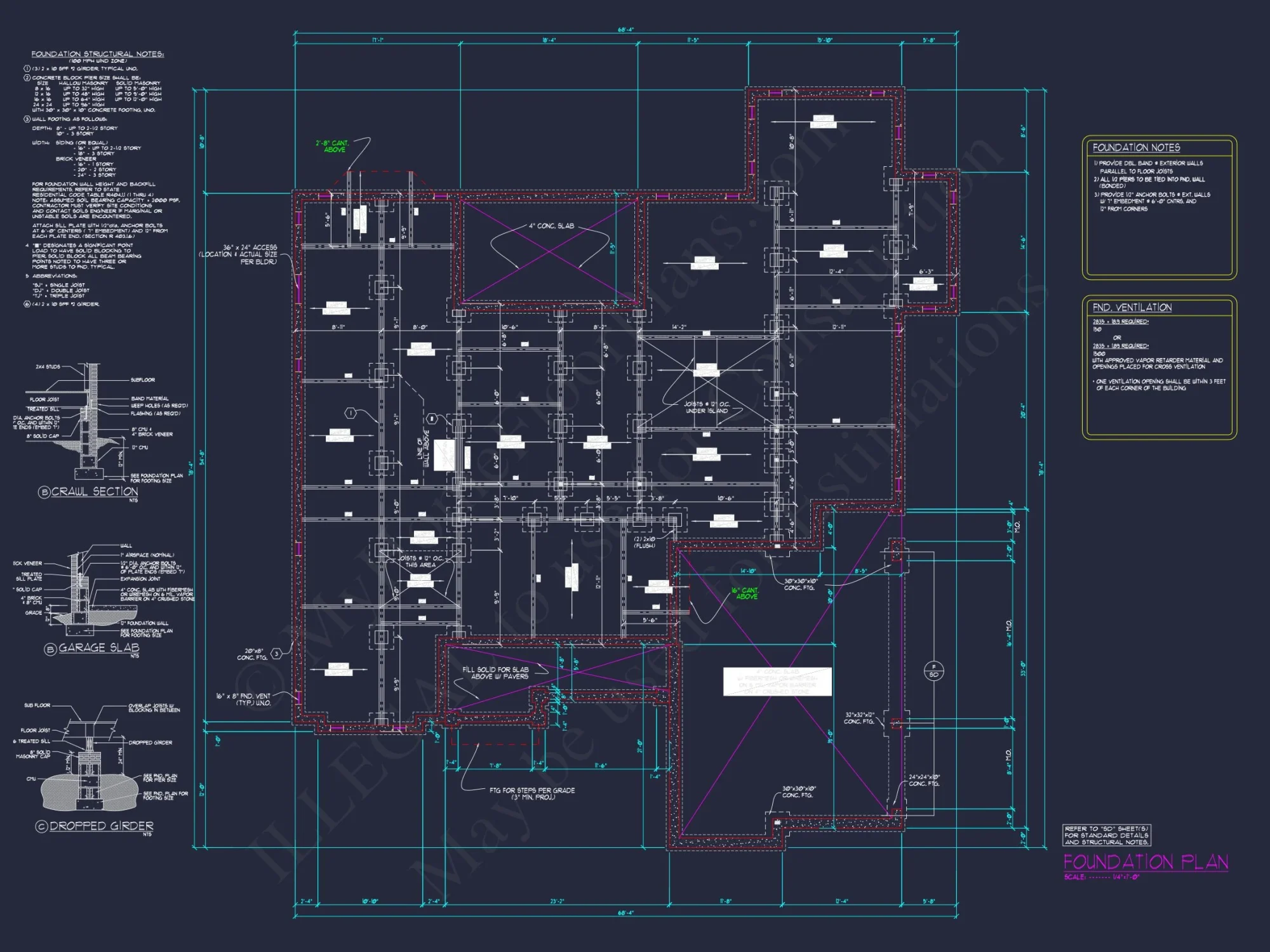 Custom house Floor Plan: 2-Story, 4 Bedroom, CAD Designs