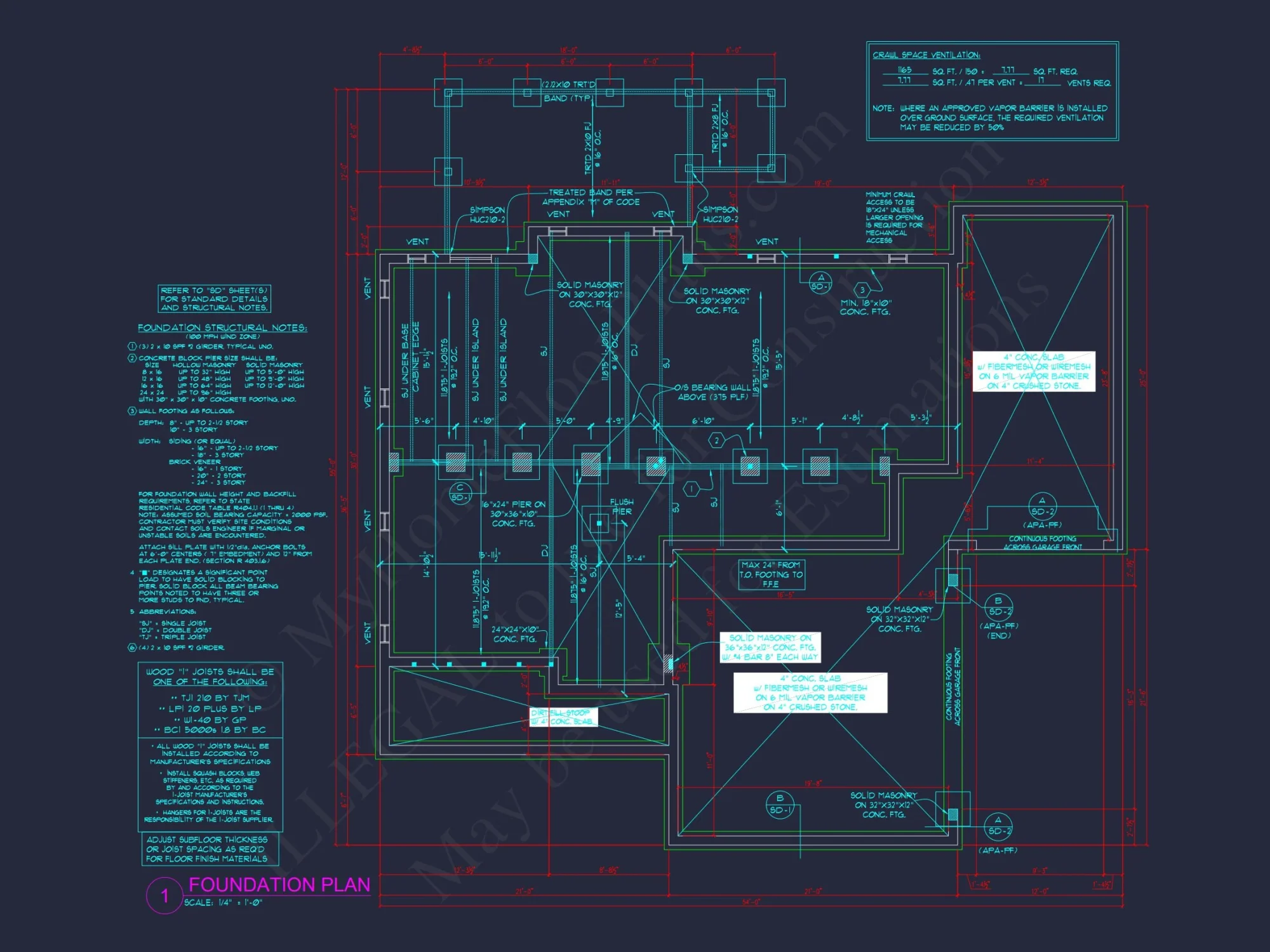 house Floor Plan: 3-Story Blueprint with Modern CAD Designs