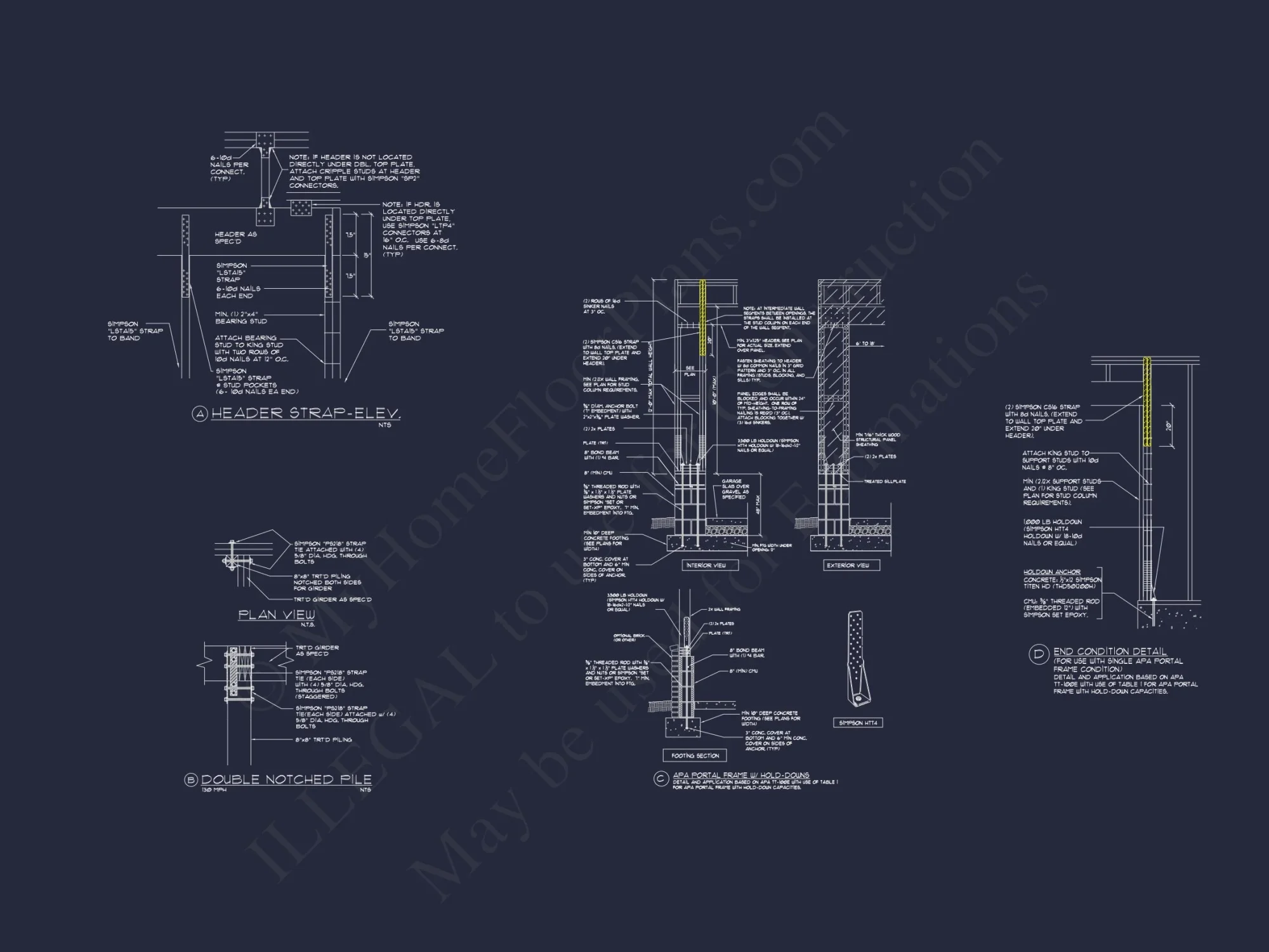 Beautiful Two-Story house Floor Plan with Modern Coastal Designs