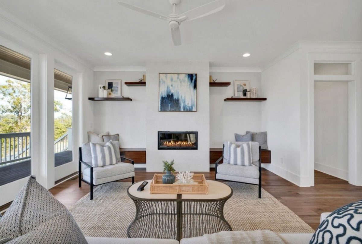 Beautiful Two-Story house Floor Plan with Modern Coastal Designs