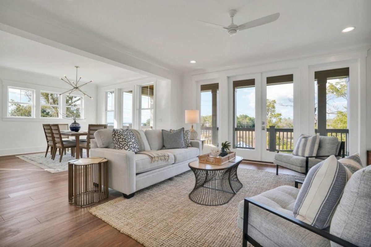 Beautiful Two-Story house Floor Plan with Modern Coastal Designs