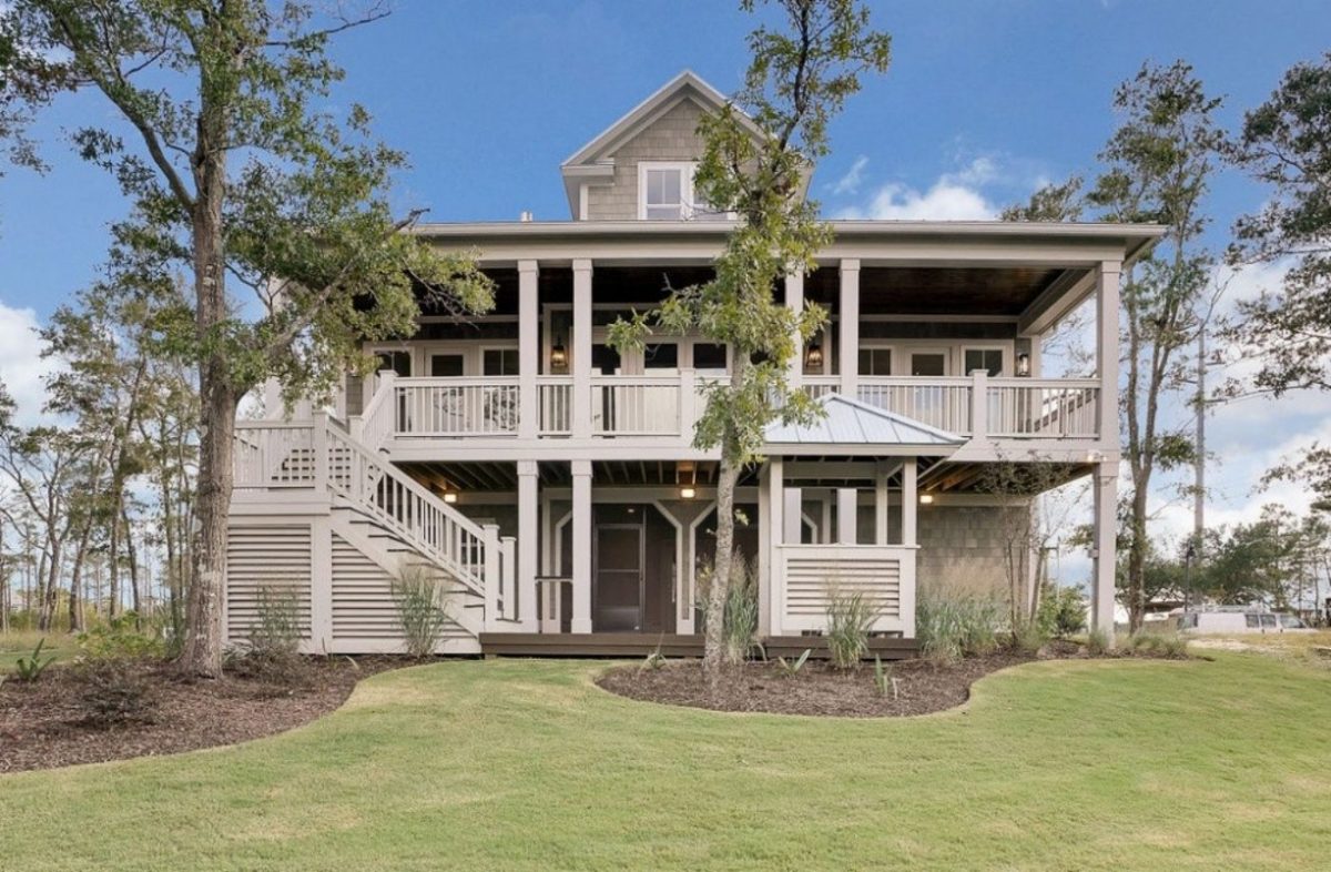 Beautiful Two-Story house Floor Plan with Modern Coastal Designs