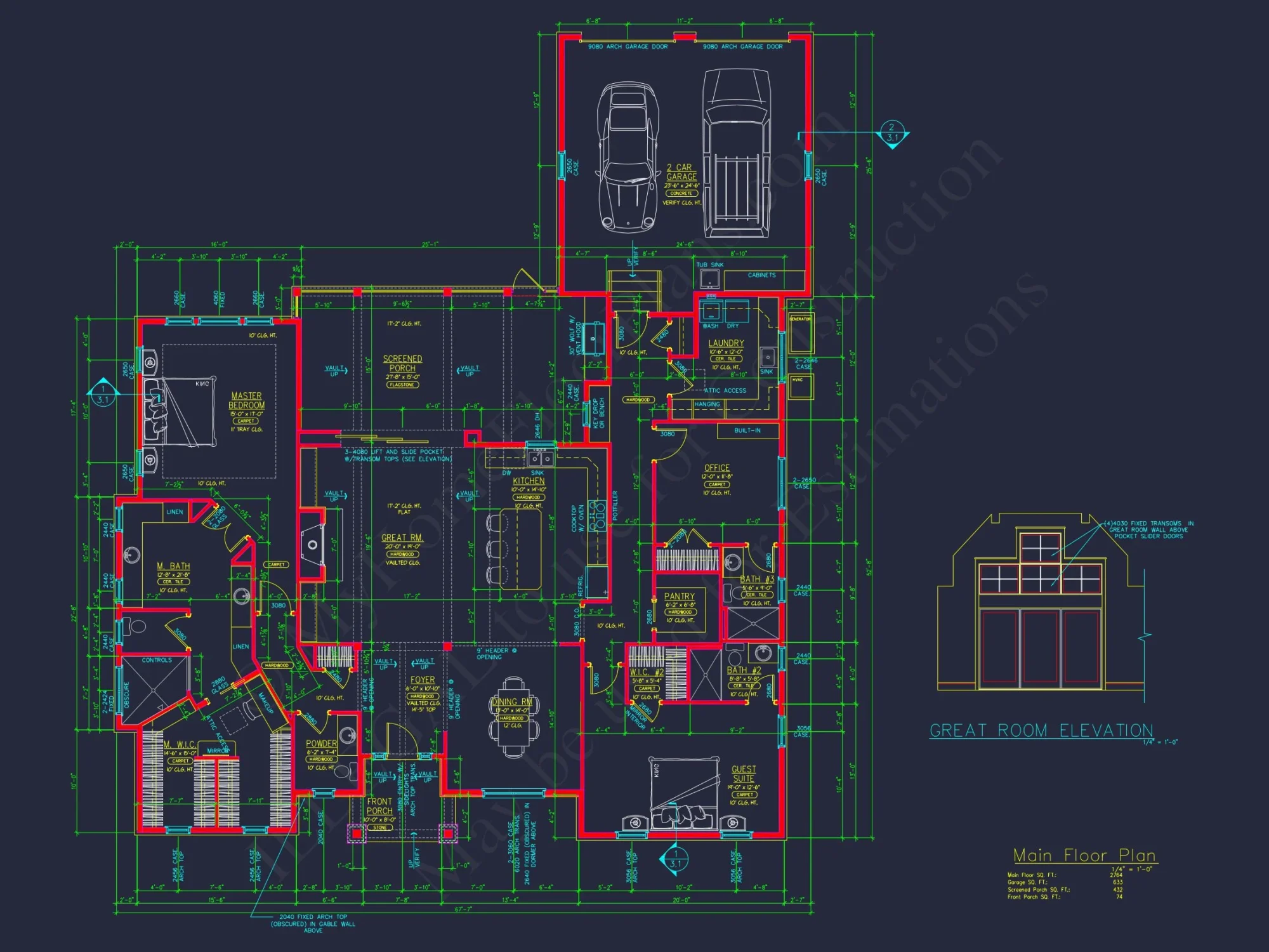 Elegant house Floor Plan