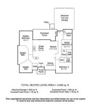 French Country Ranch Design Blueprint