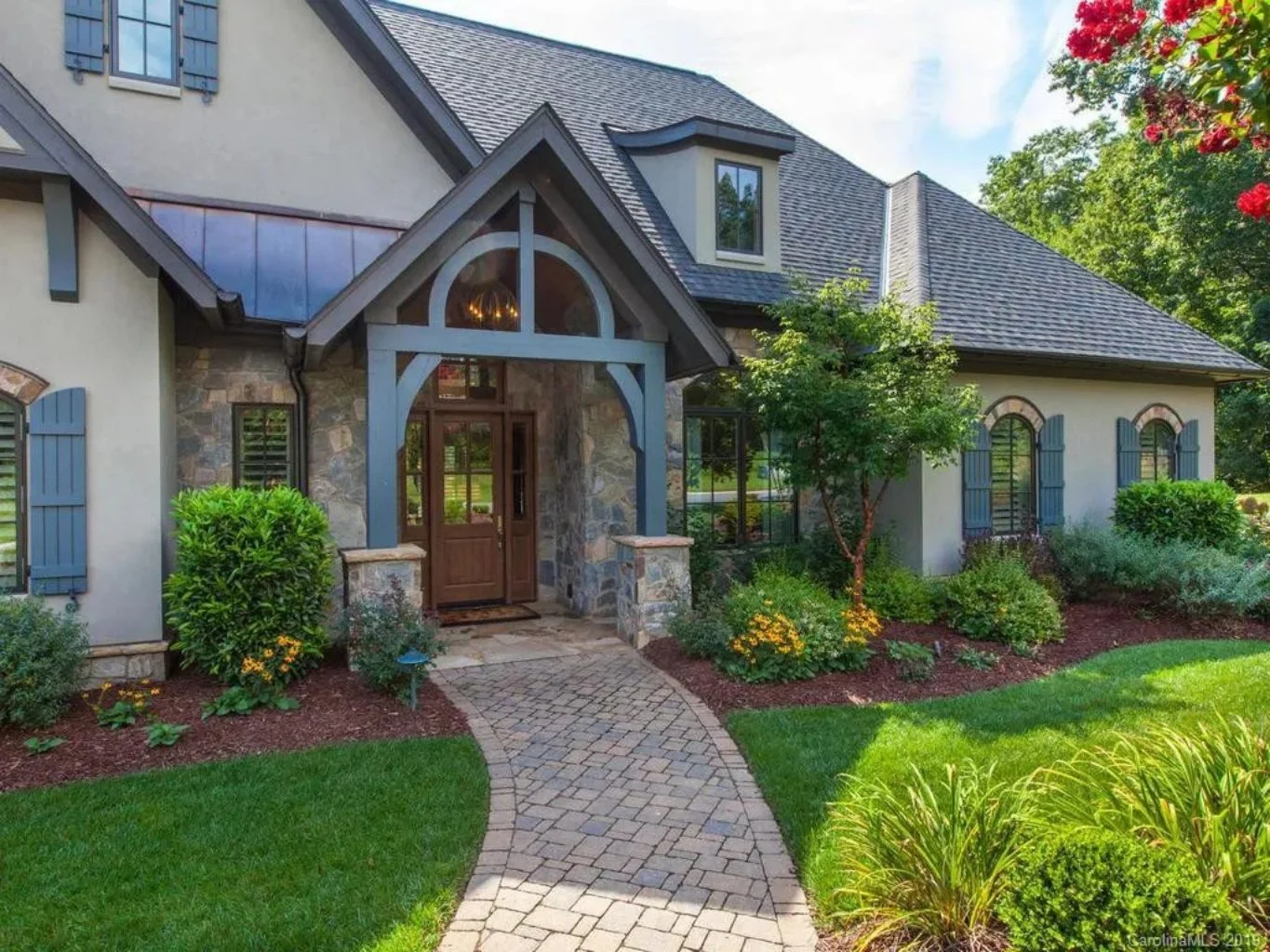French Country Ranch Design Blueprint