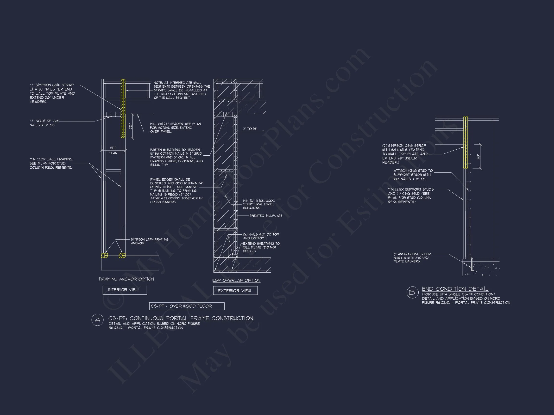 15-1761 HOUSE PLAN - Craftsman Home Plan - 4-Bed, 3.5-Bath, 2985 SF 28 Modern Coastal house Floor Plan with 3 Stories and CAD Designs